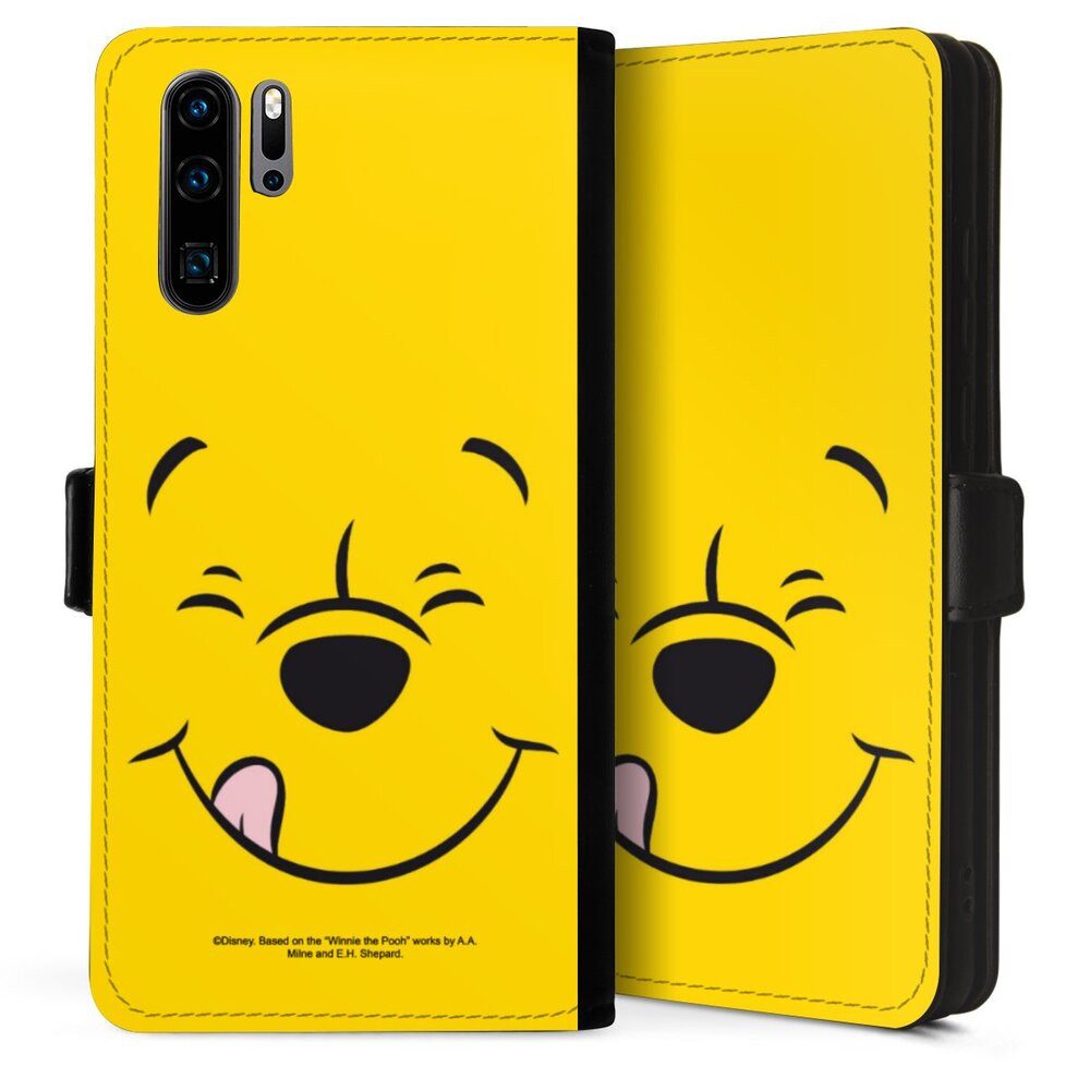 DeinDesign Handyhülle Winnie Puuh Offizielles Lizenzprodukt Disney Puuh Closeup, Huawei P30 Pro New Edition Hülle Flip Case Klapphülle