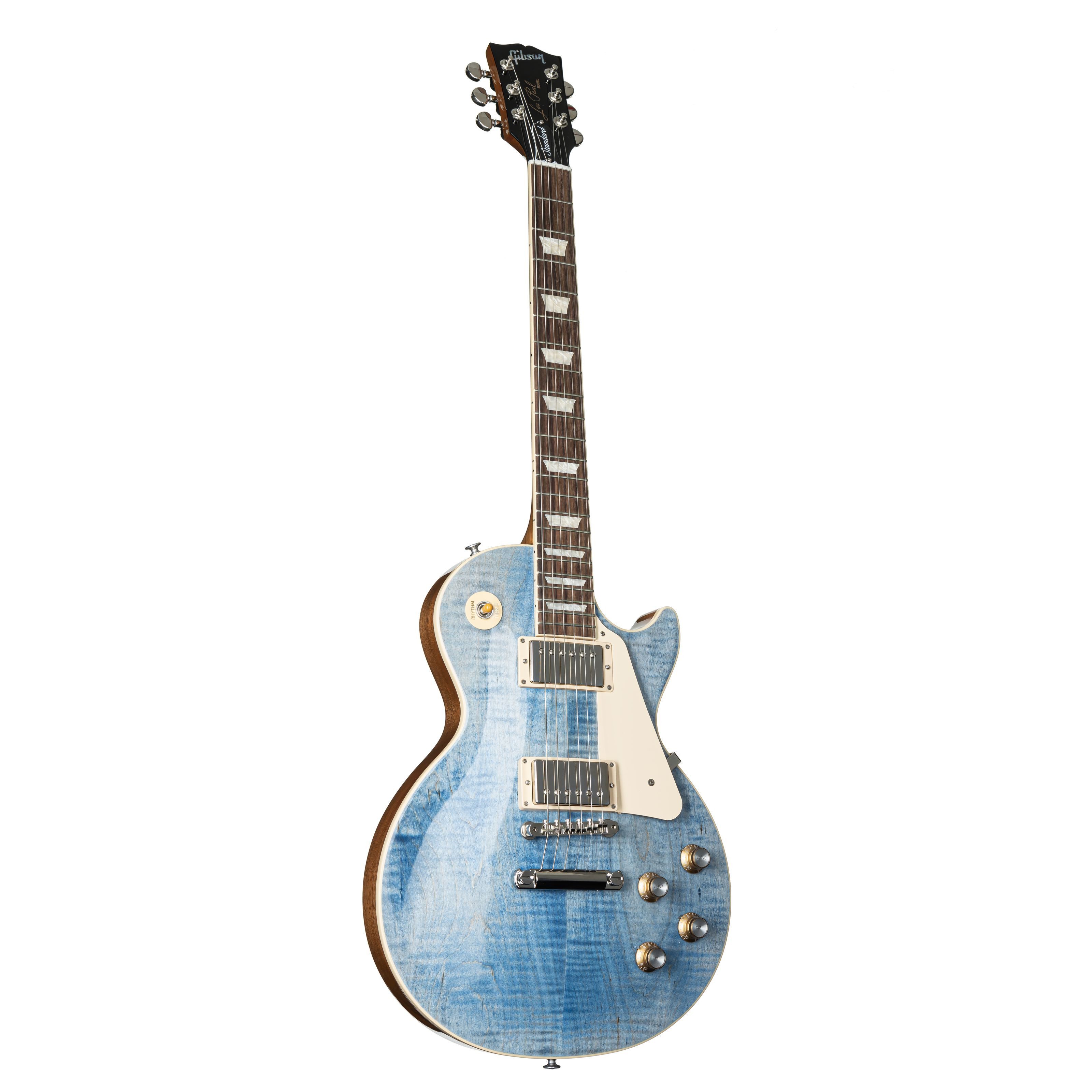 Gibson E-Gitarre, E-Gitarren, Single Cut Modelle, Les Paul Standard '60s Ocean Blue - Single Cut E-Gitarre