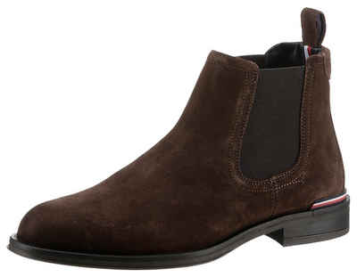 Tommy Hilfiger CORE RWB HILFIGER SUEDE CHELSEA Chelseaboots mit Streifen in der Ferse