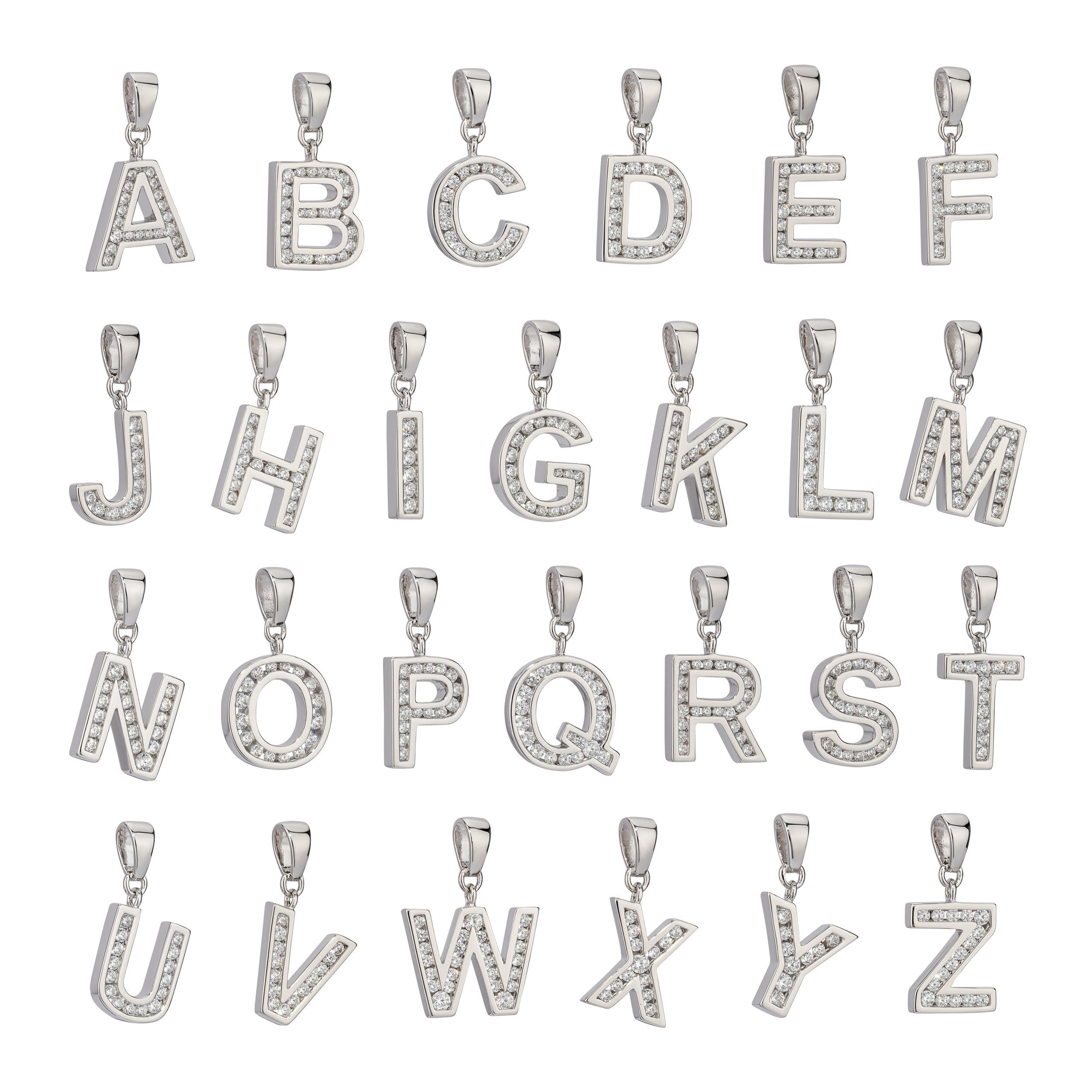 NKlaus Kettenanhänger 12x11mm Kettenanhänger Buchstabe K günstig online kaufen