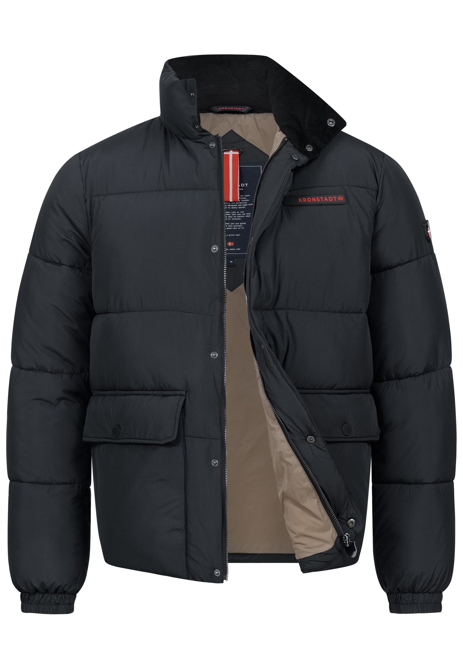Kronstadt Winterjacke Herren KSStevens puffer Herrenjacke Daunen-Optik Winterjacke im sportlich-eleganten Steppdesign