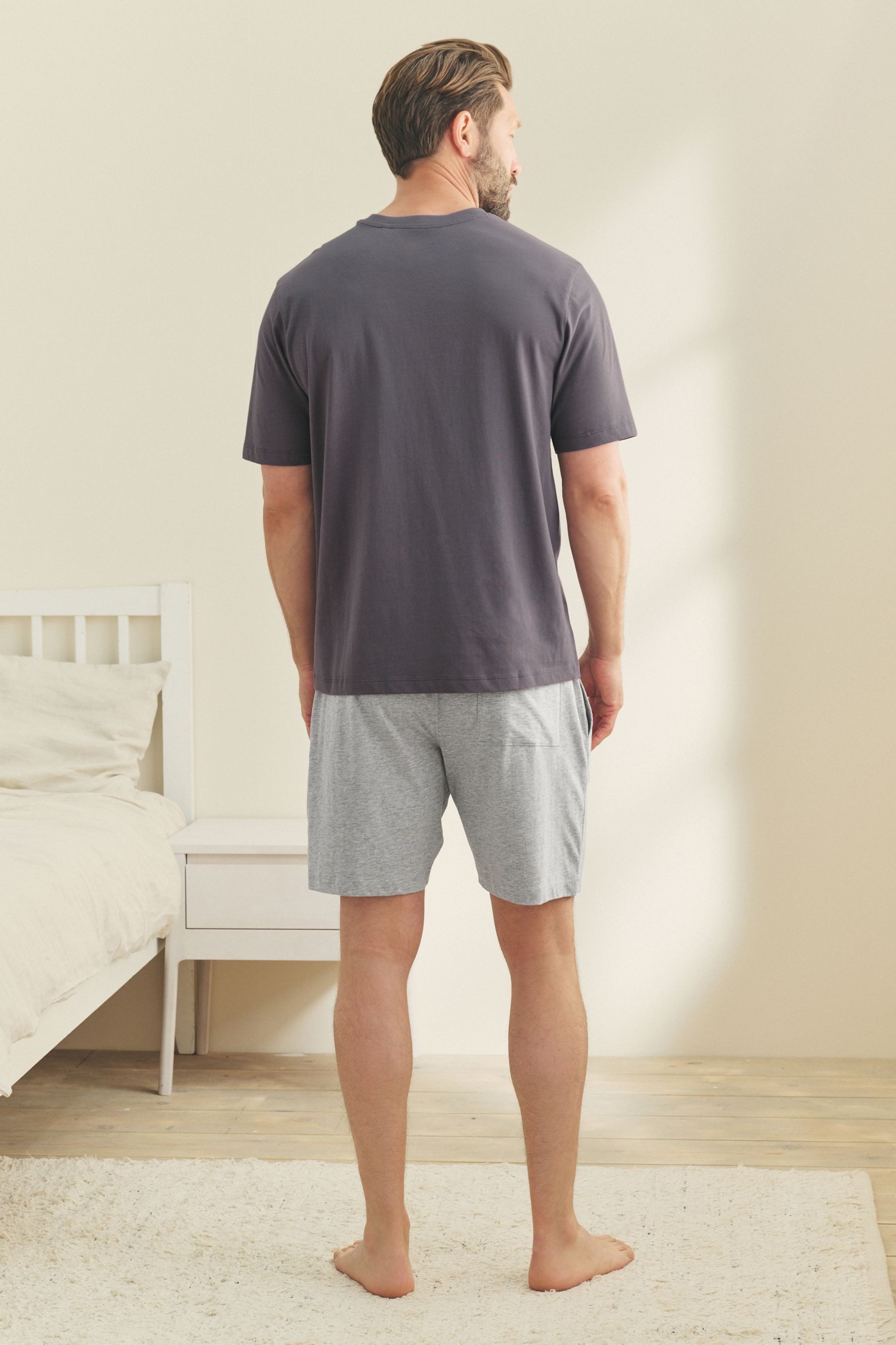 Next Pyjama Jersey-Pyjamashorts im Set (2 günstig online kaufen