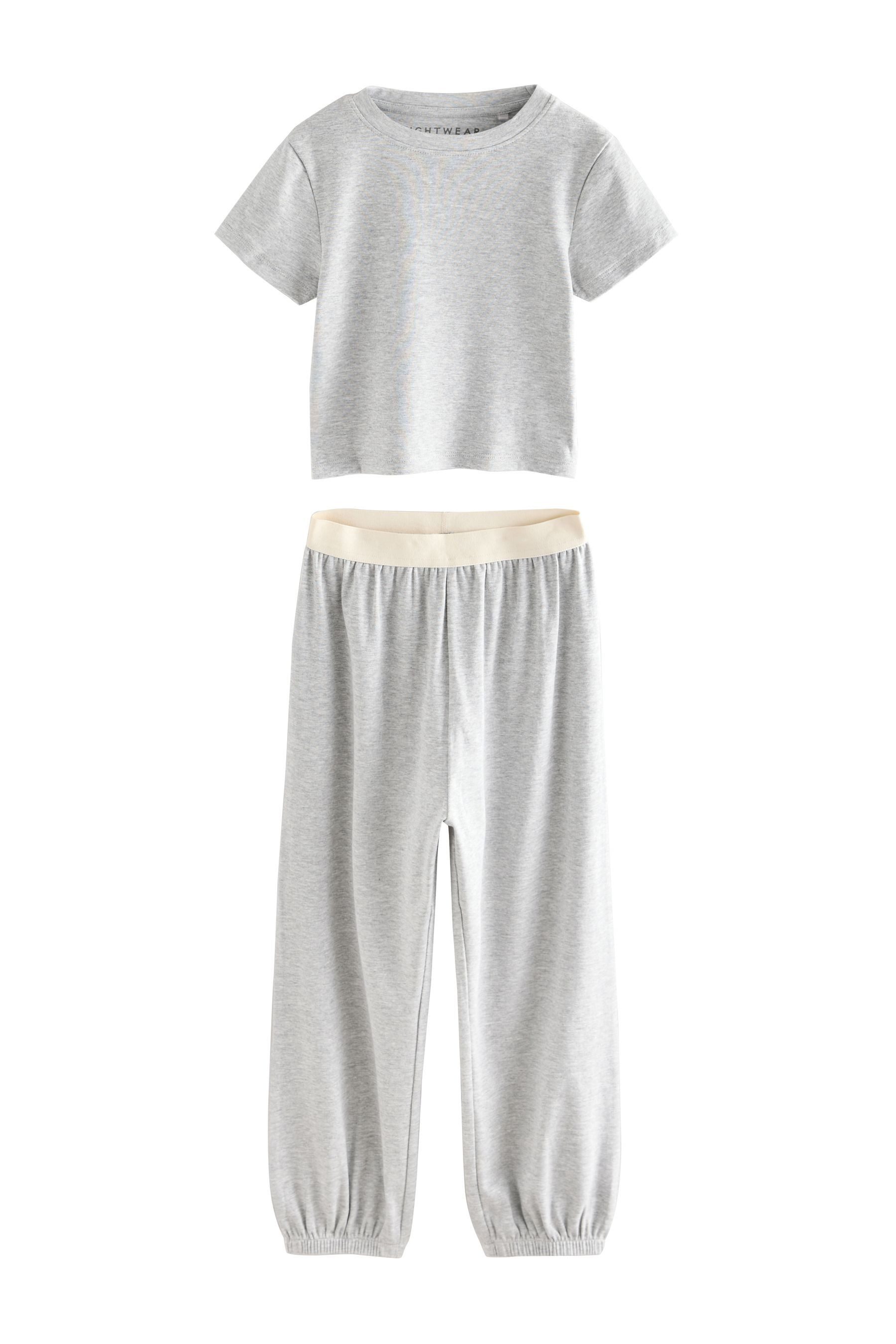 Next Pyjama Schlafanzug mit Jogginghose im 3er-Pack (6 tlg) – Bild 4 von 5