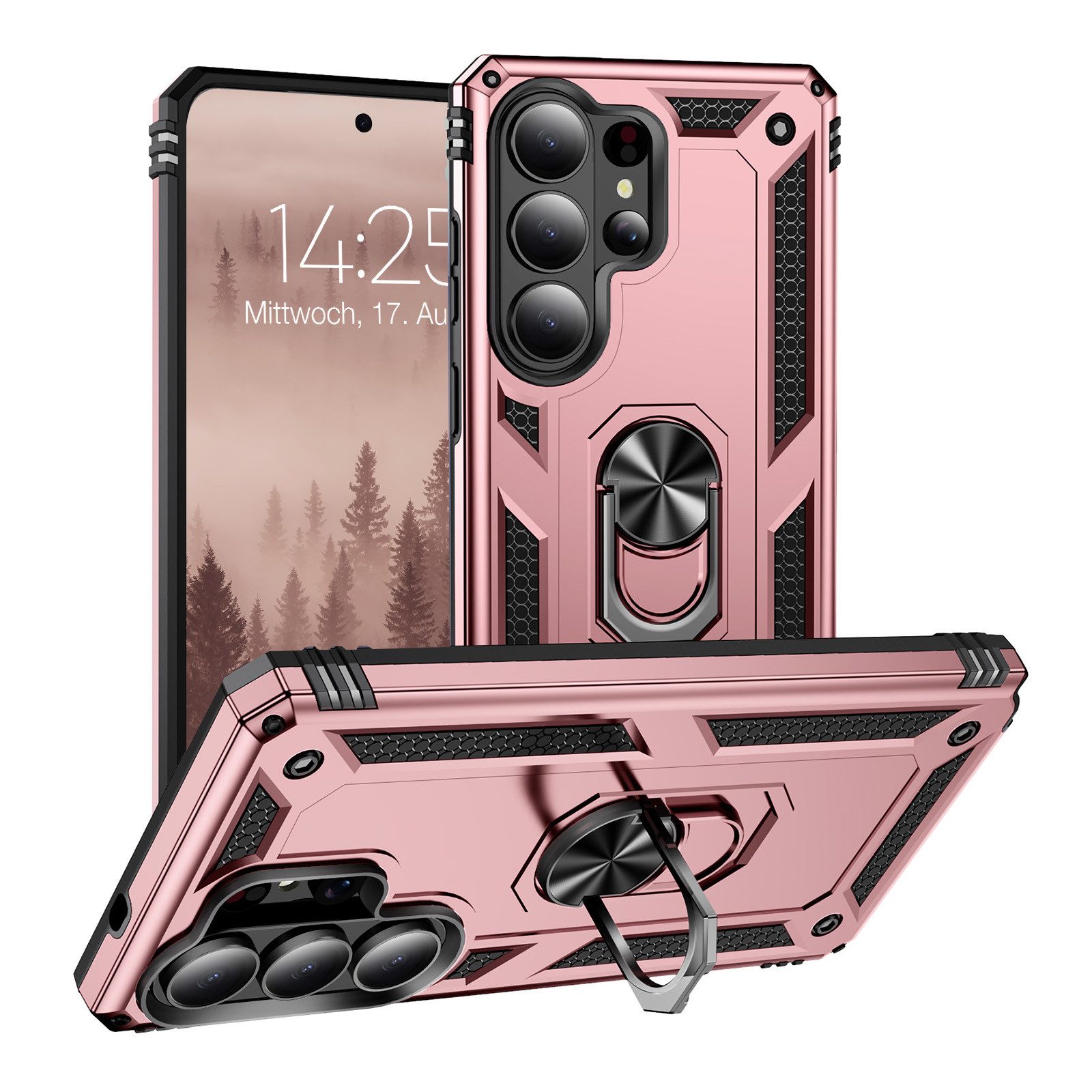 Tec-Expert Handyhülle Outdoor Cover Hülle für Samsung Galaxy S26 Ultra, Premium Schutz Hülle aus verstärktem Polycarbonat