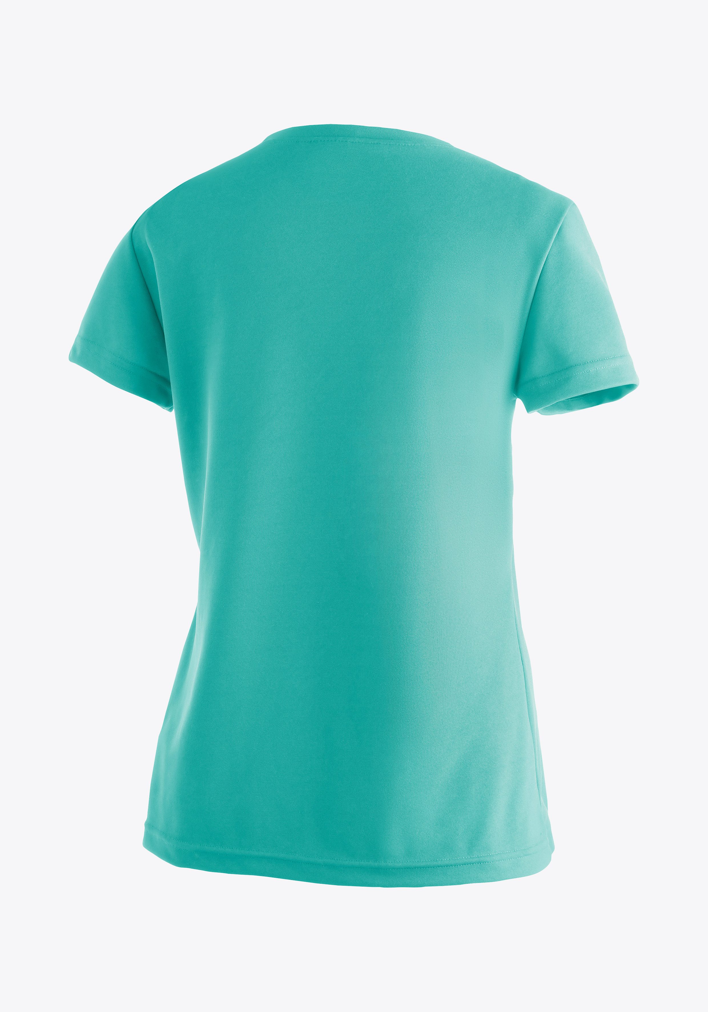 Maier Sports T-Shirt Waltraud Damen Kurzarmshirt, leichtes Sommer Funktionsshirt, Rundhals, Reg Fit
