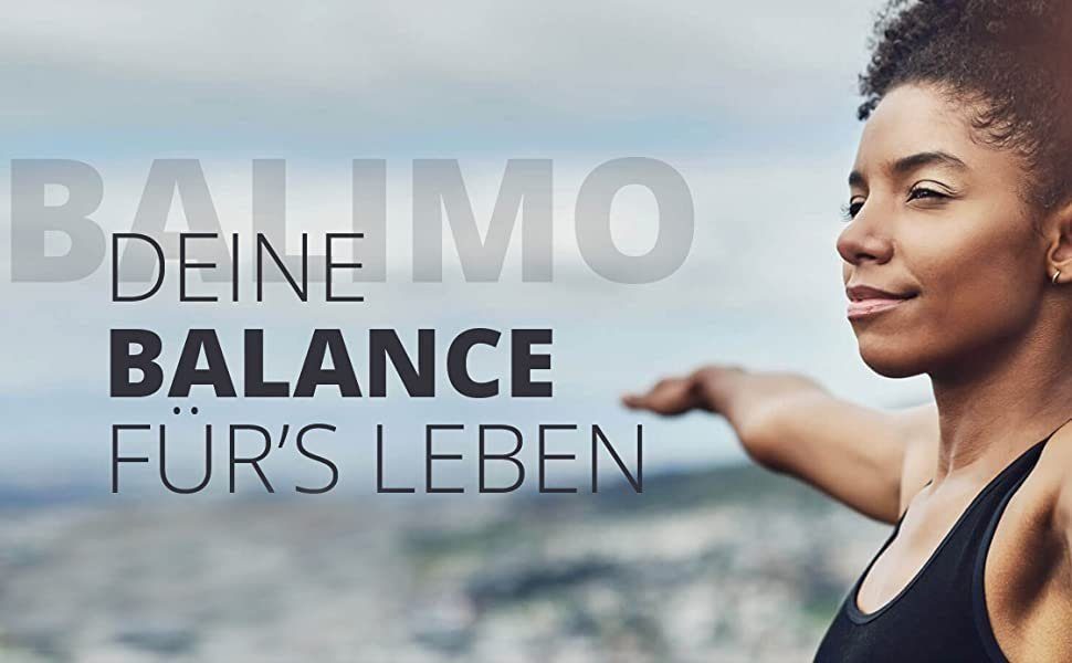 Balimo Sitzhocker ROLL Berlin Schwarz, frei bewegliches 360° Punktgelenk