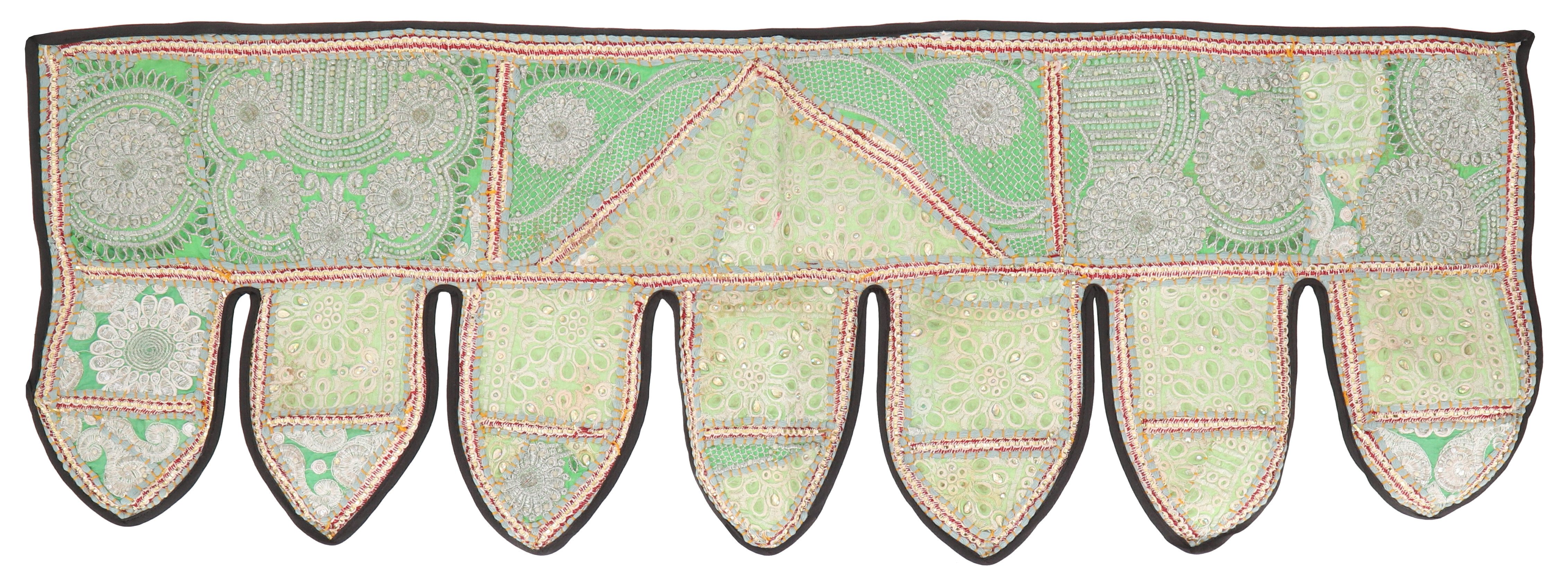 Guru-Shop Wandteppich Orientalischee Fensterdeko, indischer.., Höhe: 30 mm