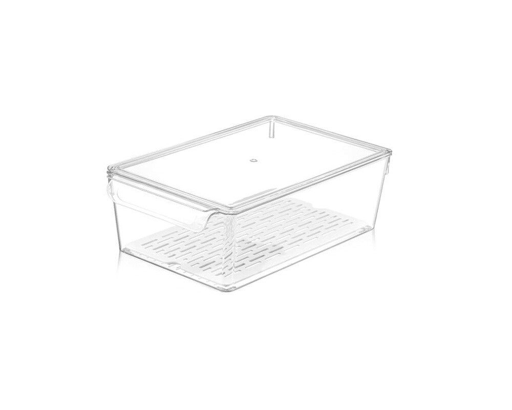 Michelino Organizer Kühlschrank Organizer mit Deckel und Sieb