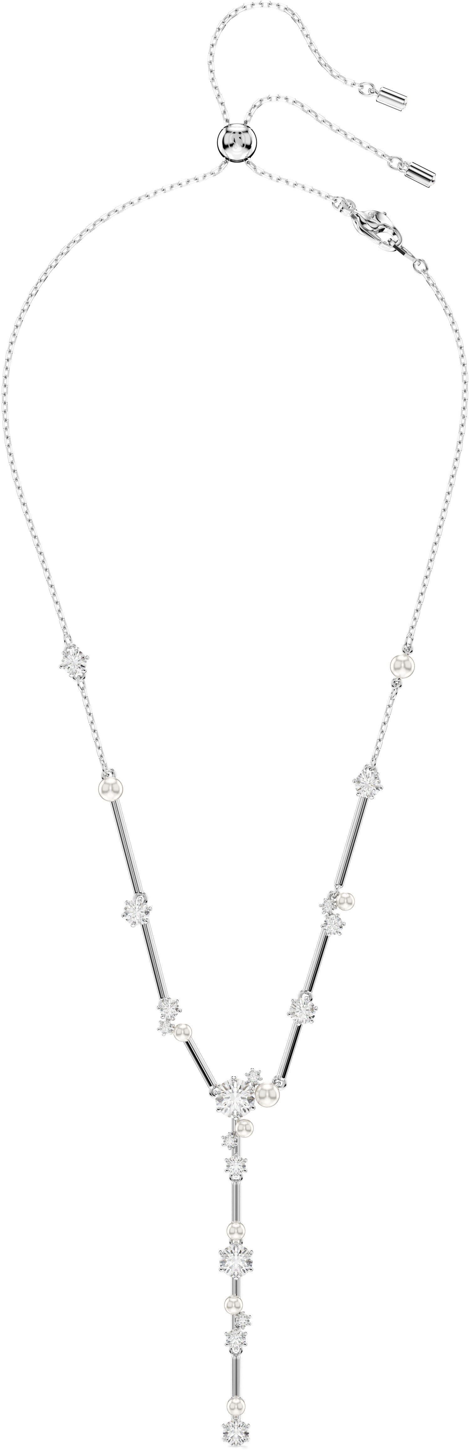 Swarovski Y-Kette Schmuck Geschenk Constella Y-Halskette, mit Swarovski® Zirkonia (synth) - mit Swarovski® Perle
