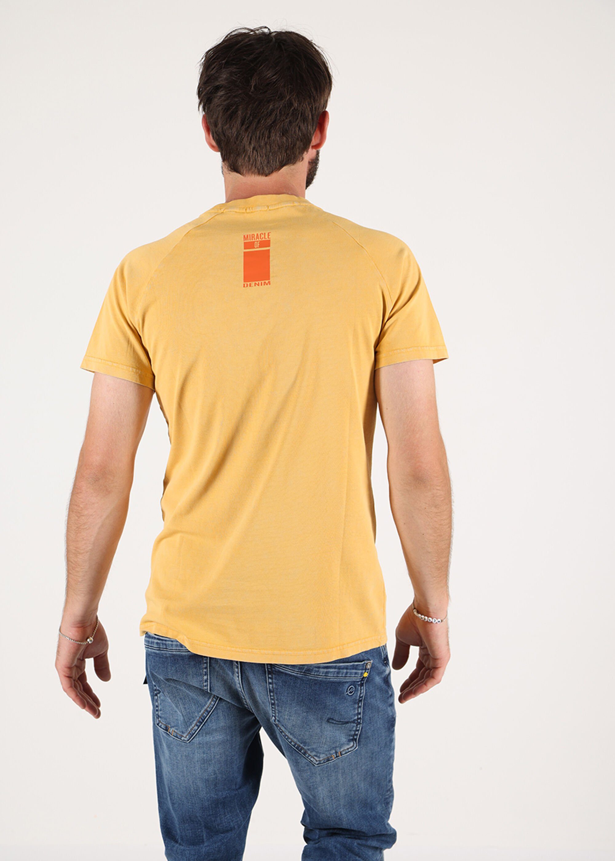 Design Denim Banana of Yellow T-Shirt unifarbenen im Miracle