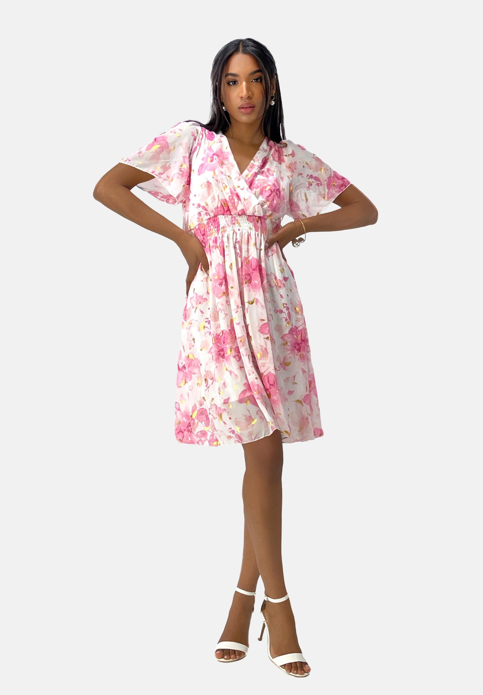Sommerkleid Elara Damen Sommerblumenkleid