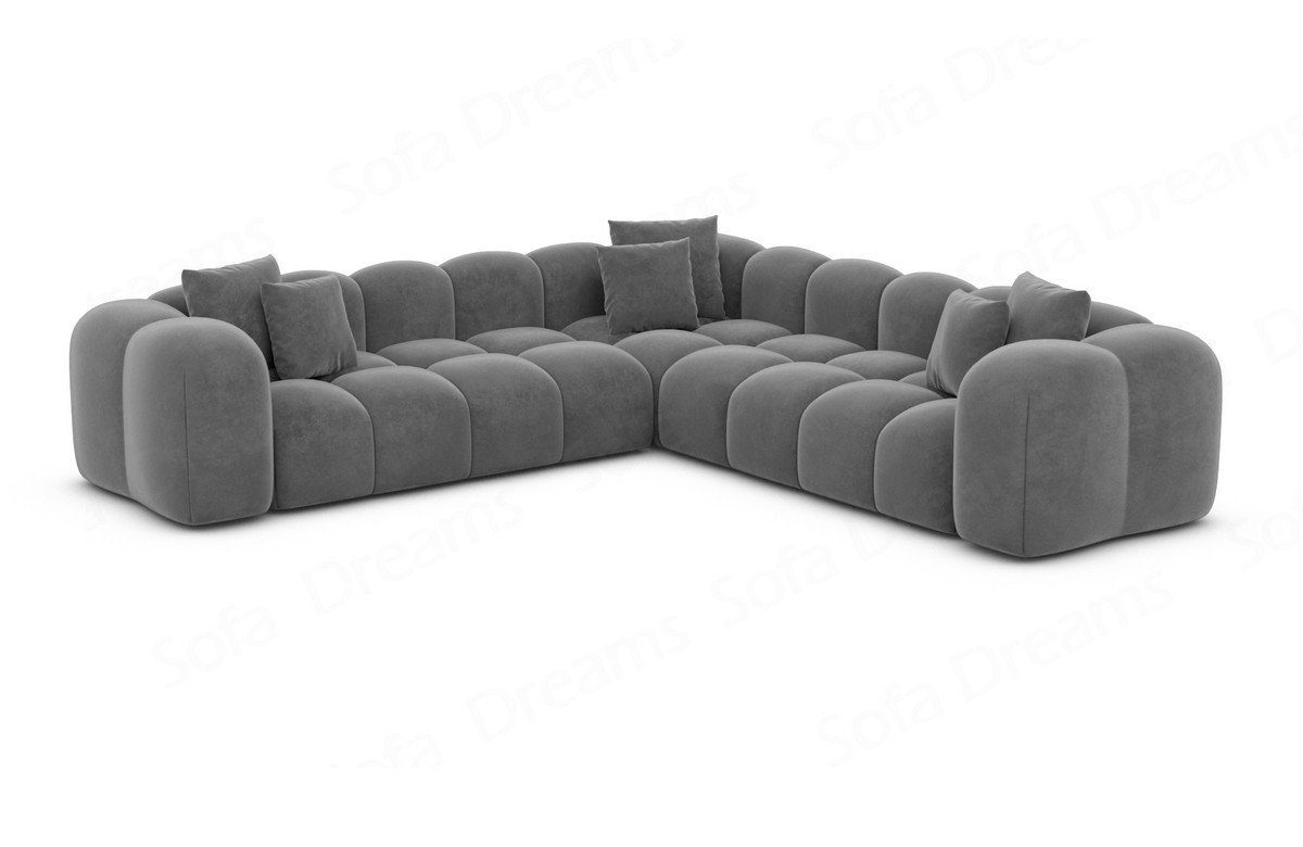 Sofa Dreams Ecksofa Design Stoff Samtstoff günstig online kaufen