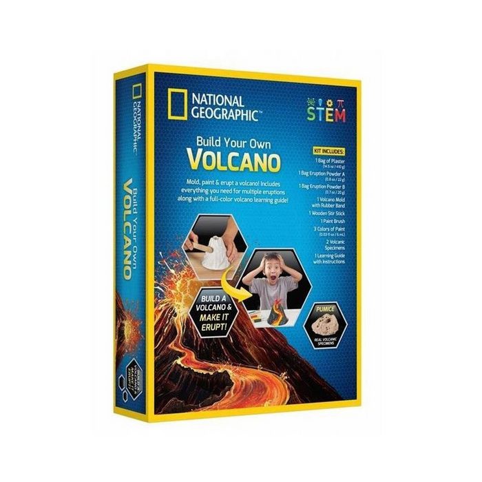 NATIONAL GEOGRAPHIC Lernspielzeug RTNGVOLCANO2 Volcano Science Kit - Vulkan