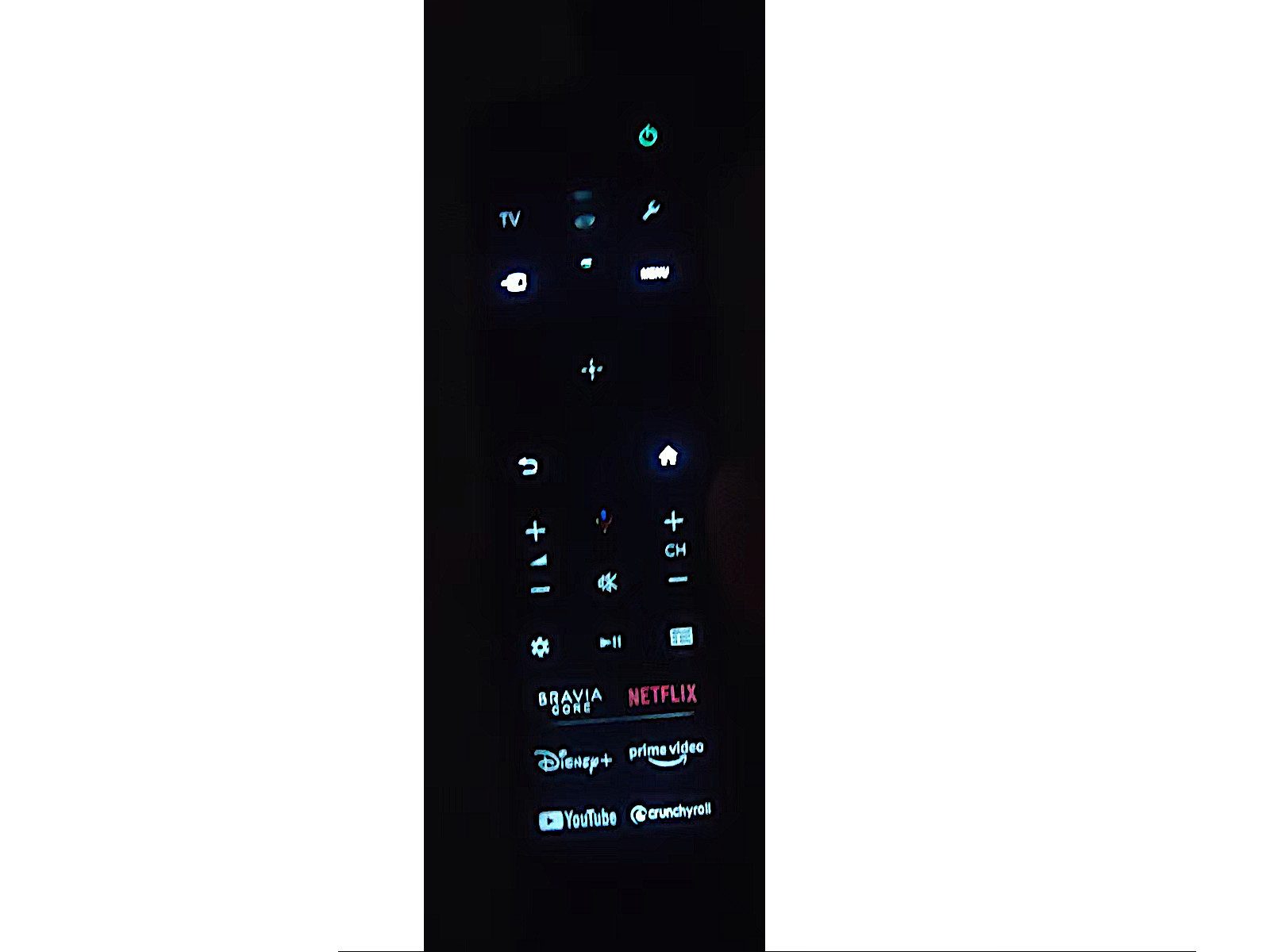 azurano Ersatz für SONY RMF-TX910U, RMFTX910U, Voice remote, backlight Universal-Smart-TV-Fernbedienung