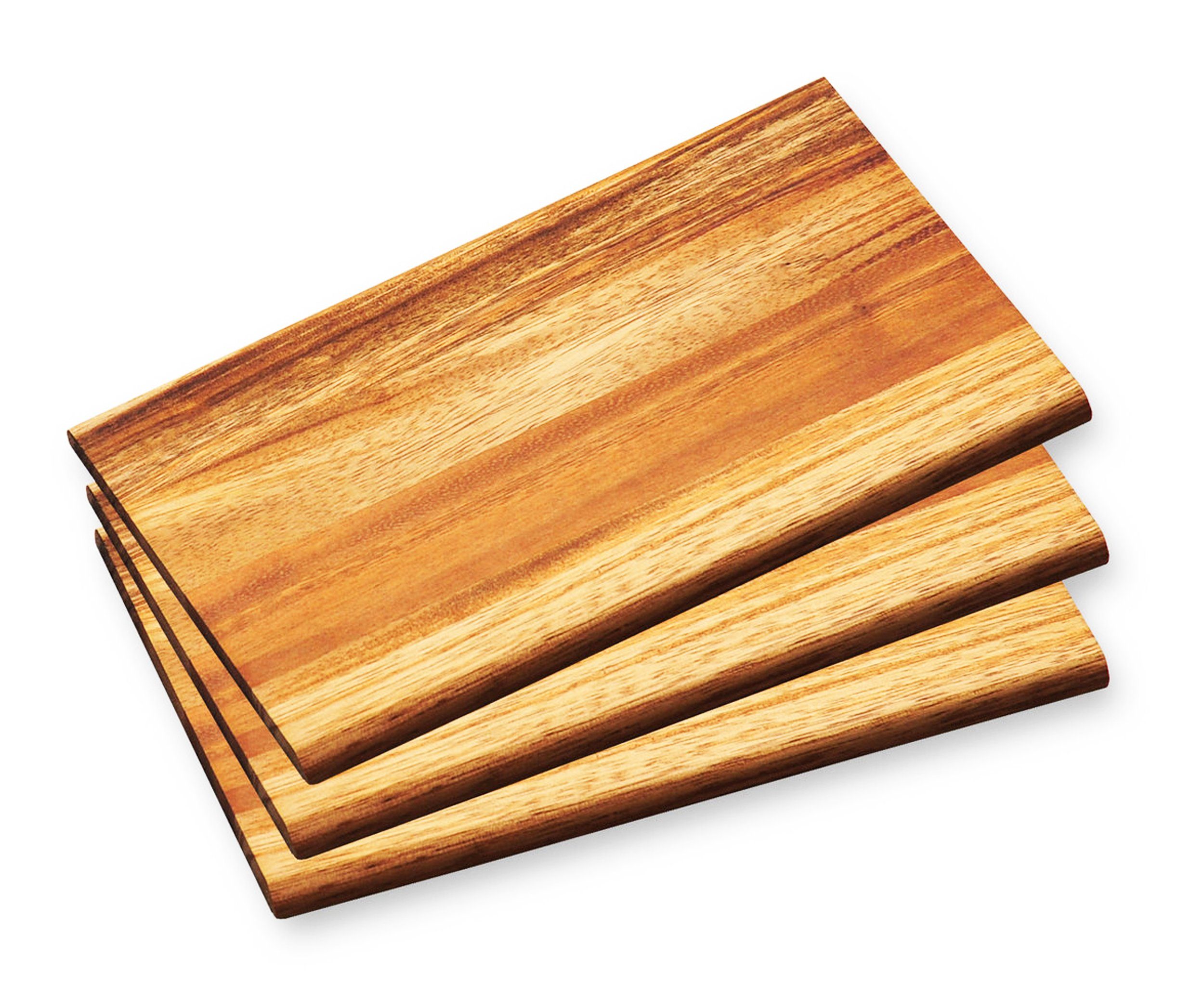 Kesper Frühstücksbrett 3x FRÜHSTÜCKSBRETTCHEN Akazien Holz 23x15x1cm Schneidbrett 28403, (3-St), Frühstücksbrett