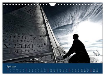 CALVENDO Wandkalender Segelregatta (Wandkalender 2024 DIN A4 quer), CALVENDO Monatskalender