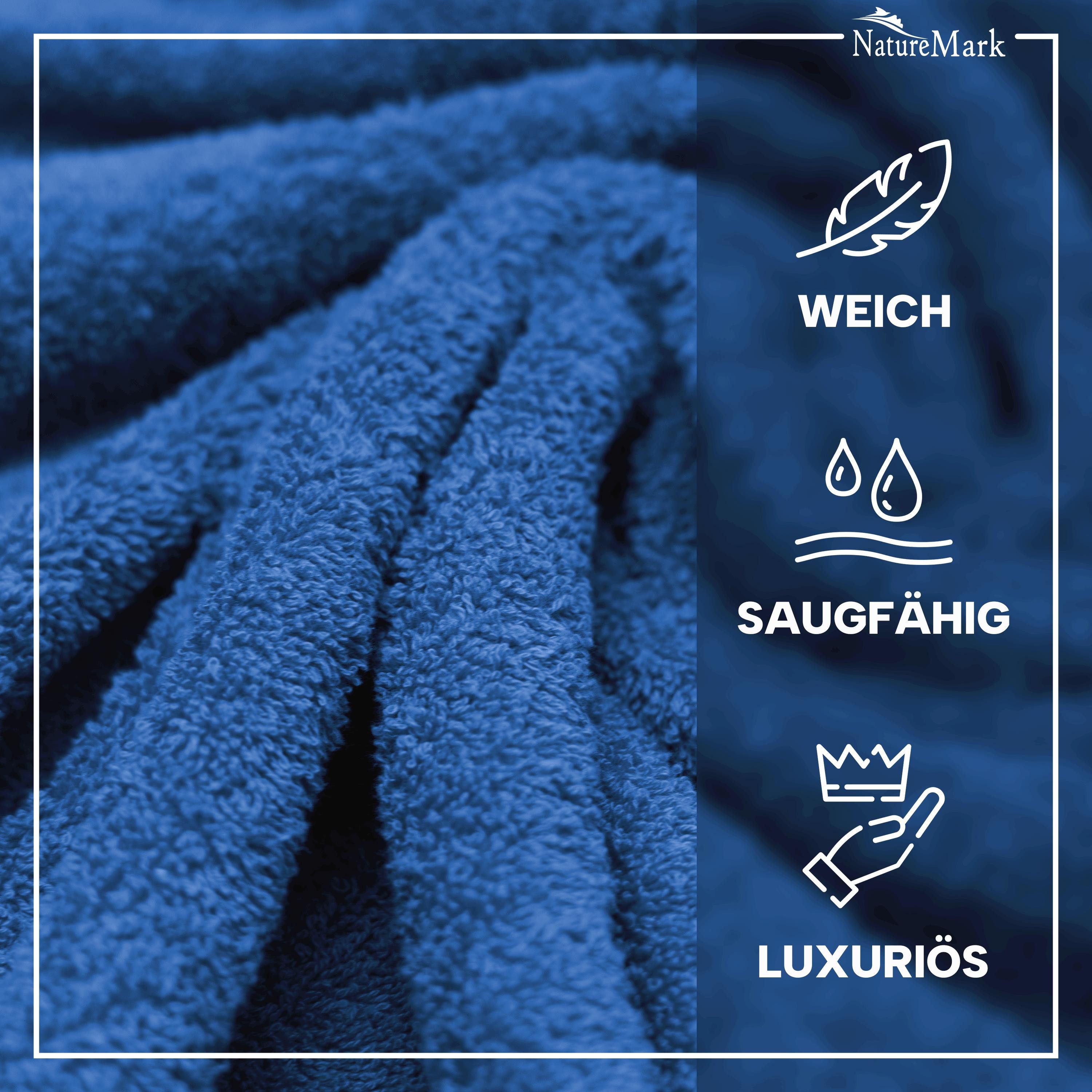 NatureMark Gästehandtuch 20er-Sparpack Frottier Gästetücher 30x50cm, 100% B günstig online kaufen