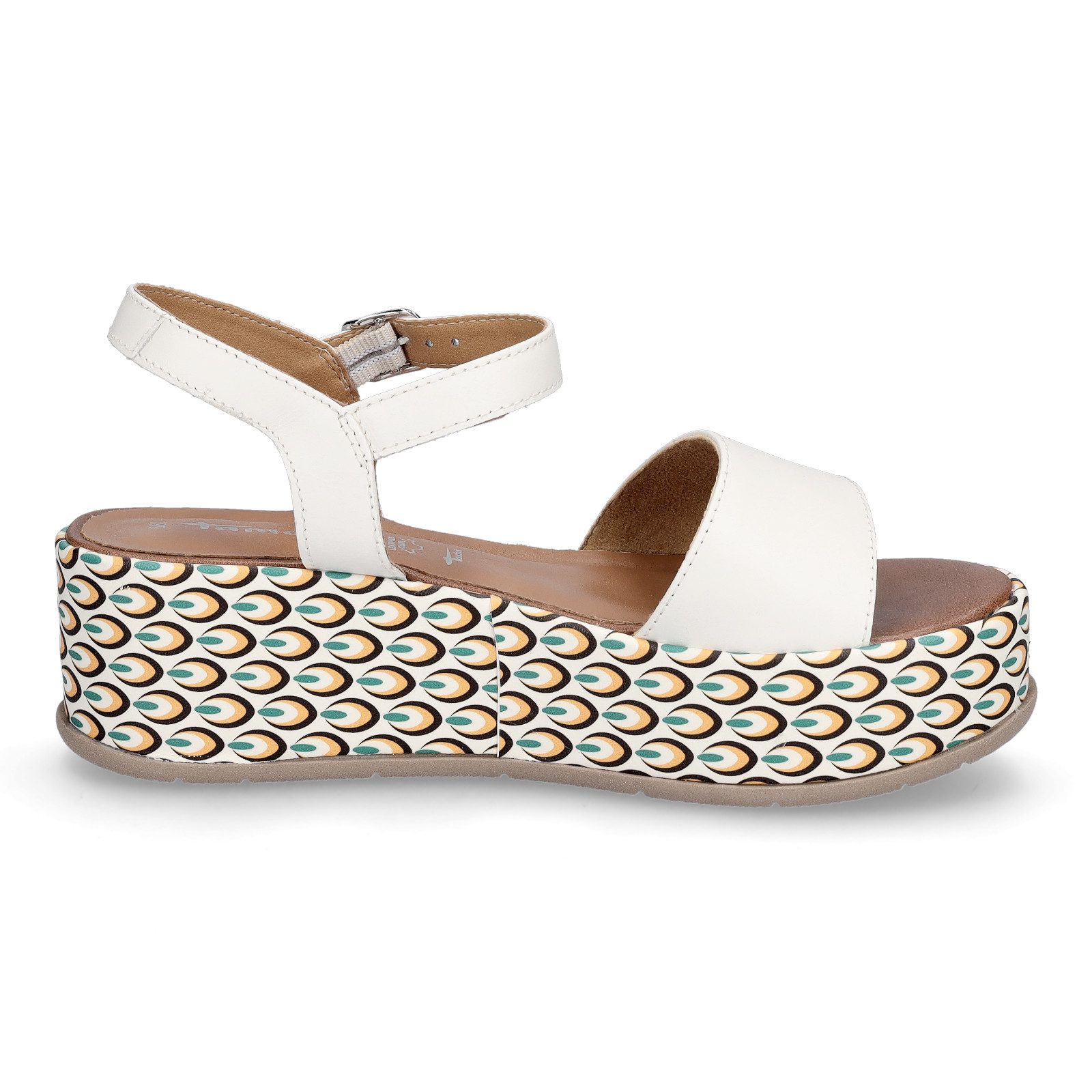 Tamaris Tamaris Damen Plateau Sandalette weiß Sandale – Bild 4 von 5