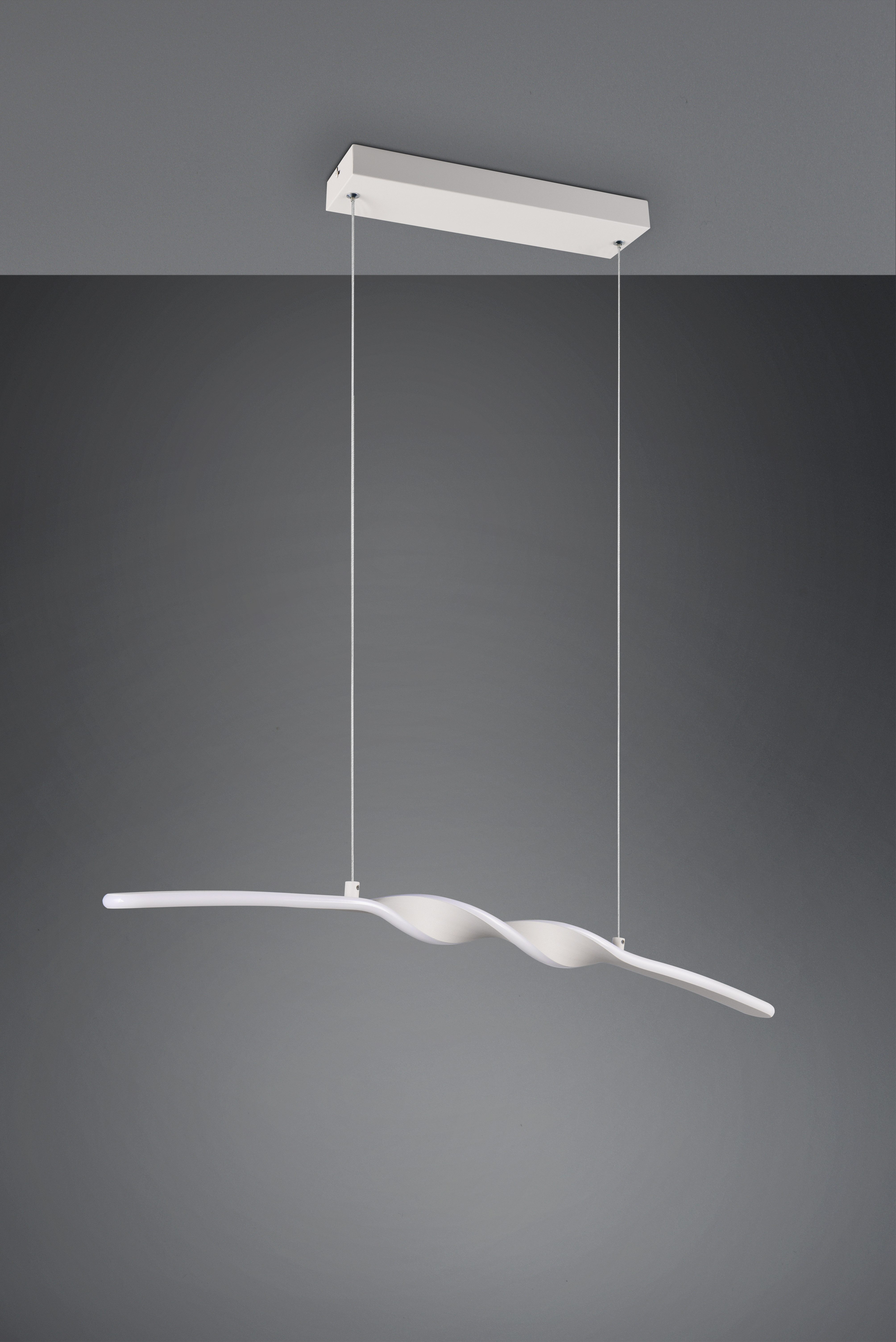 OTTO home LED Pendelleuchte ADELLA, LED Hängelampe 20W 2500 Lumen CCT 2700-6500K Lichtfarbe, CCT - über Fernbedienung, Dimmfunktion, Memoryfunktion, Nachtlichtfunktion, mehrere Helligkeitsstufen, LED fest integriert, warmweiß - kaltweiß, Fernbedienung, dimmbar, Nachtlicht Memoryfunktion, Metall warm grey