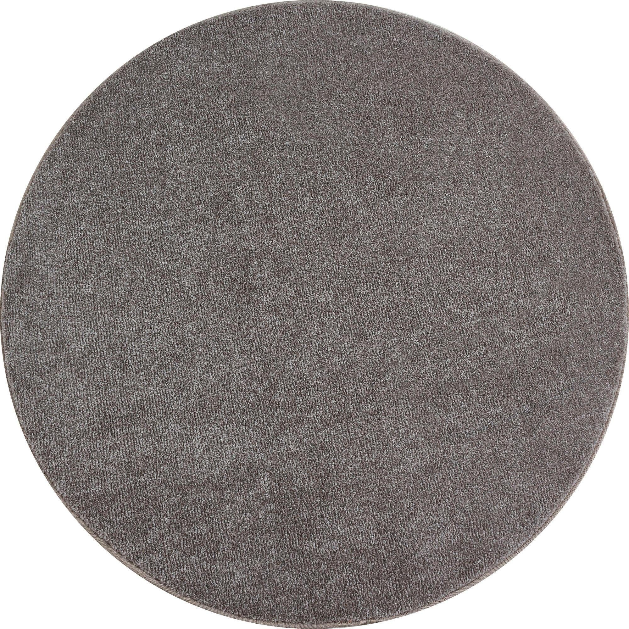 Teppich ATA, Ayyildiz Teppiche, rund, Höhe: 10 mm, Kurzflor, uni, große Farbauswahl, robust, auch als Läufer und in rund