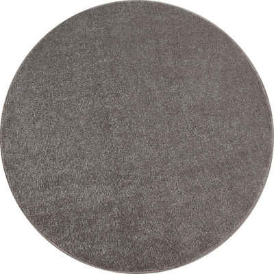 Teppich ATA, Ayyildiz Teppiche, rund, Höhe: 10 mm, Kurzflor, uni, große Farbauswahl, robust, auch als Läufer und in rund
