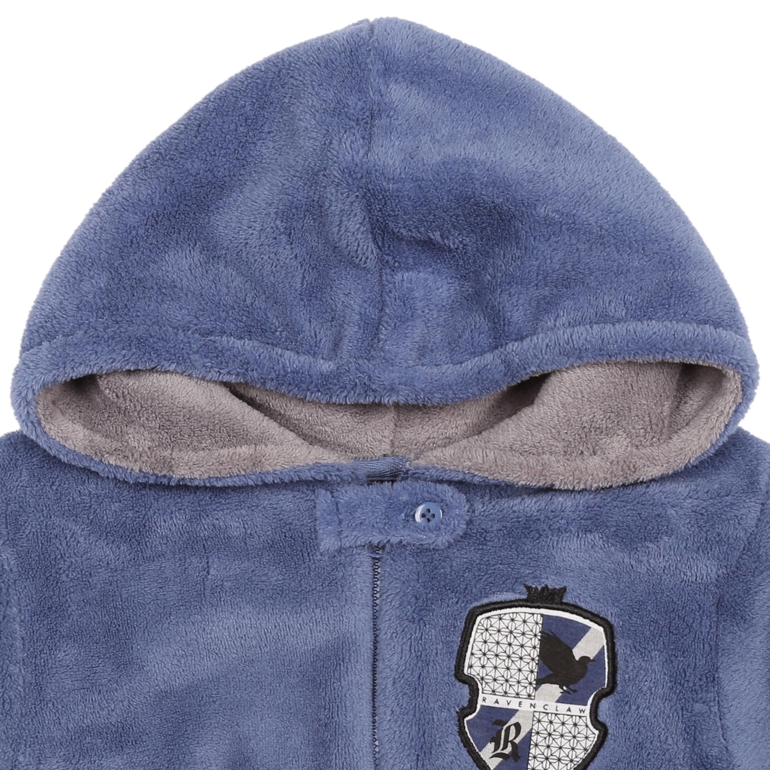 Harry Potter Schlafanzug Harry Potter Ravenclaw Kinder Onesie, warmer Fleece-Schlafanzug