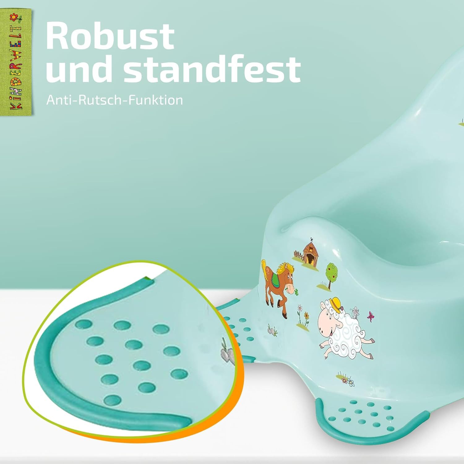 KiNDERWELT Töpfchen Premium Kindertopf stabiler Babytopf Lion