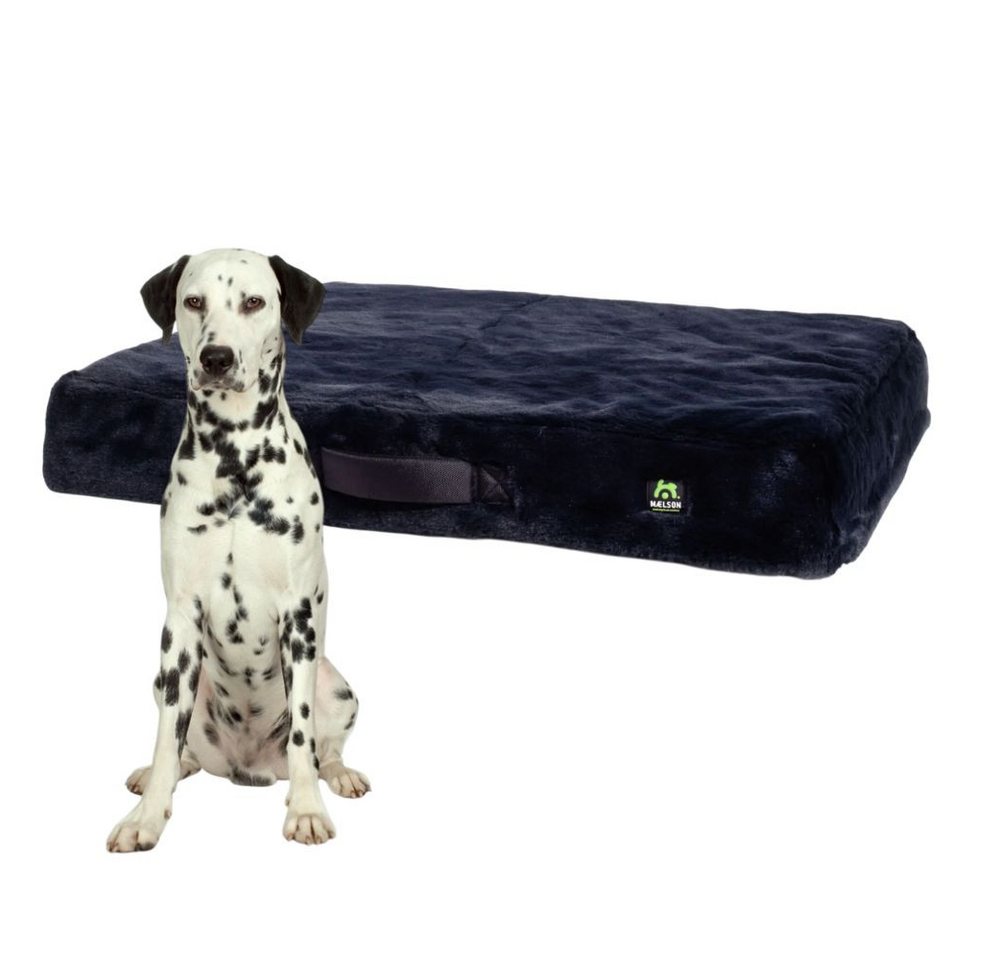 Thumbnail - MAELSON Tierbett MemoFluff - Orthopädische Kissen für Hunde - Farbe: Charcoal