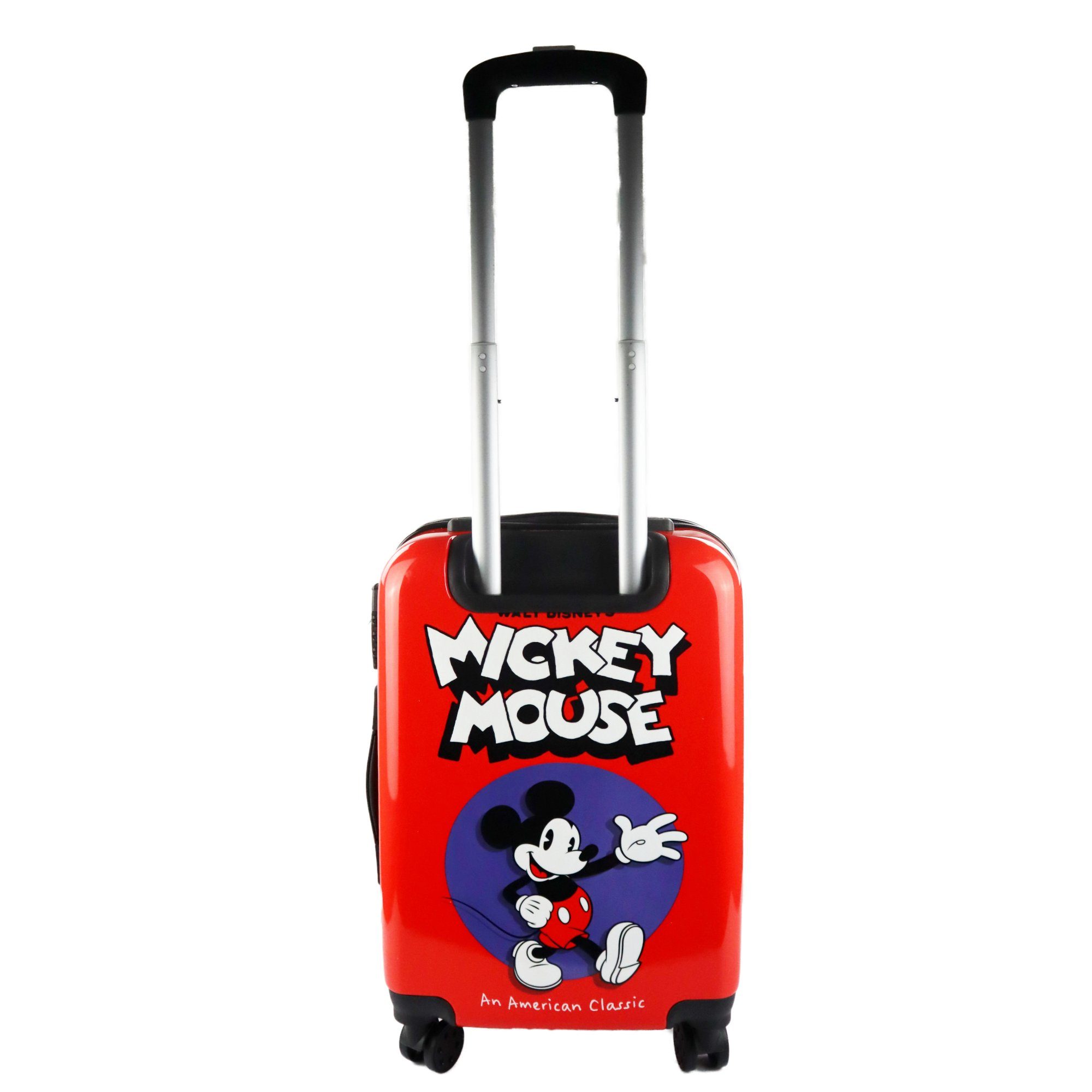 Disney Hartschalen-Trolley Disney Mickey Mouse Trolley Koffer 55x40x20 cm 4 Rollen Zahlenschloss, 4 Rollen