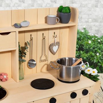 MUDDY BUDDY® Outdoor-Spielküche Explorer Holz, Matschküche, natur