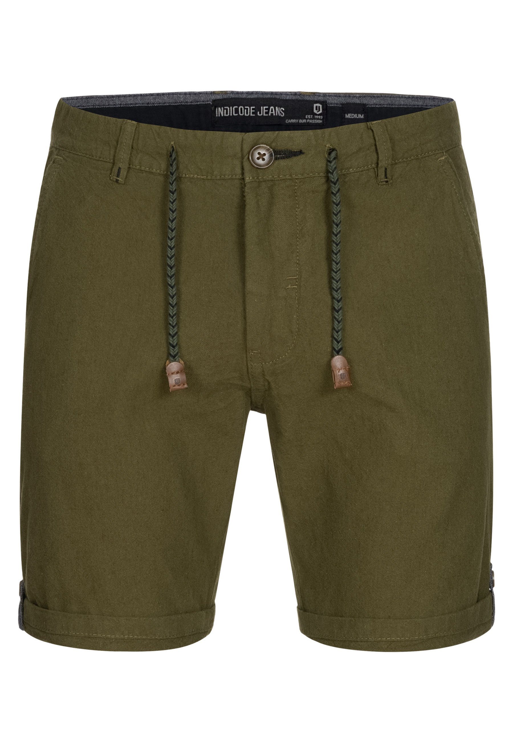 Indicode Chinoshorts Beauvals,elastischem Bund mit Kordelzug, günstig online kaufen