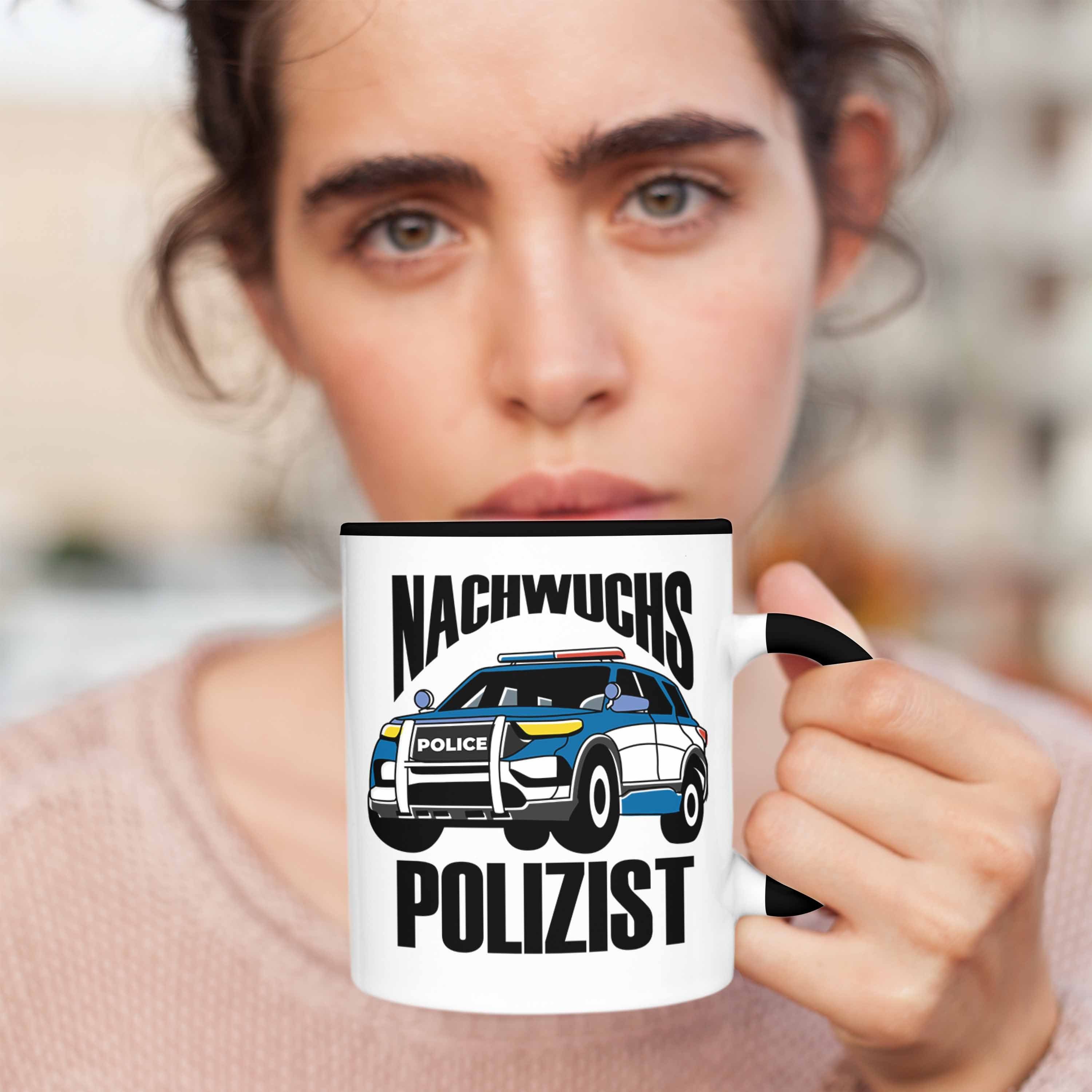 Polizist" Einschulung Sch Trendation Geschenk für Schwarz Tasse Jungs - "Nachwuchs Tasse kleine