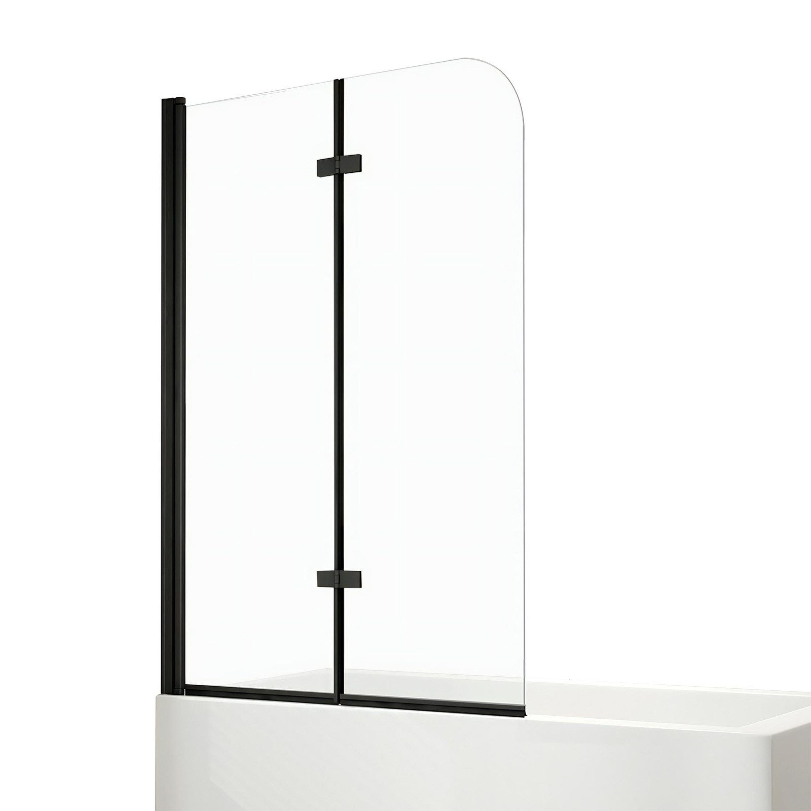EMKE Badewannenaufsatz Duschwand für Badewanne,2-teilig Duschwand Faltbar S günstig online kaufen
