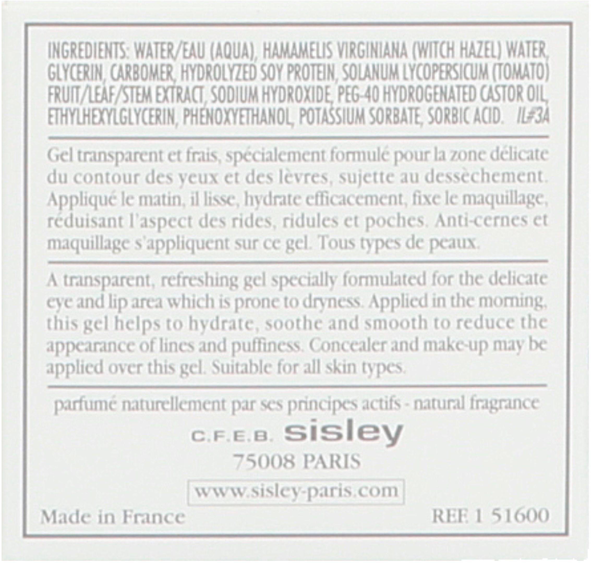 sisley Gesichtspflege Baume Efficace Eye And Lip Contour Balm, Glättet und befeuchtet für die Augenpartie und Lippenkonturen.
