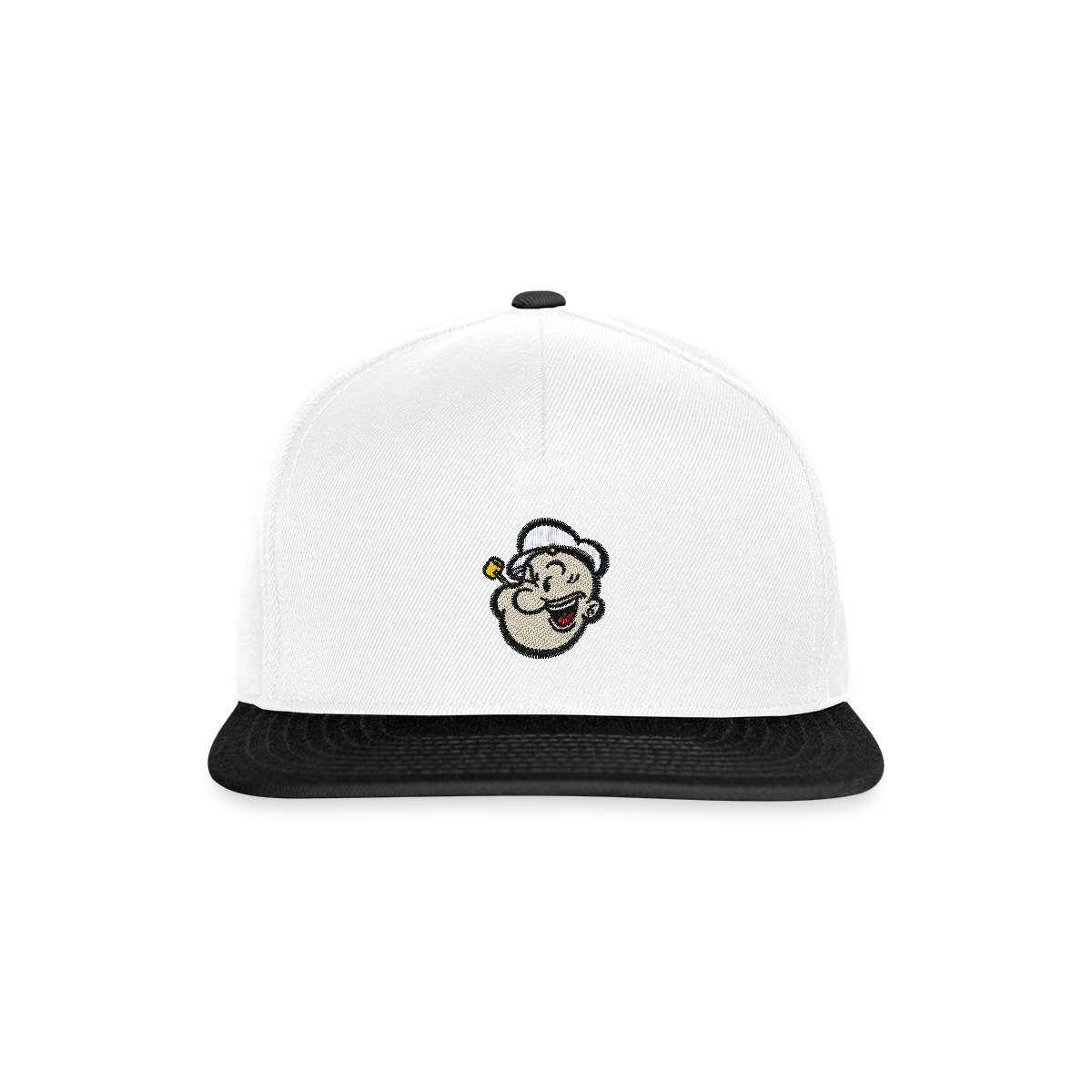 Spreadshirt Snapback Cap Popeye Als Stickmotiv Snapback Cap (1-St)