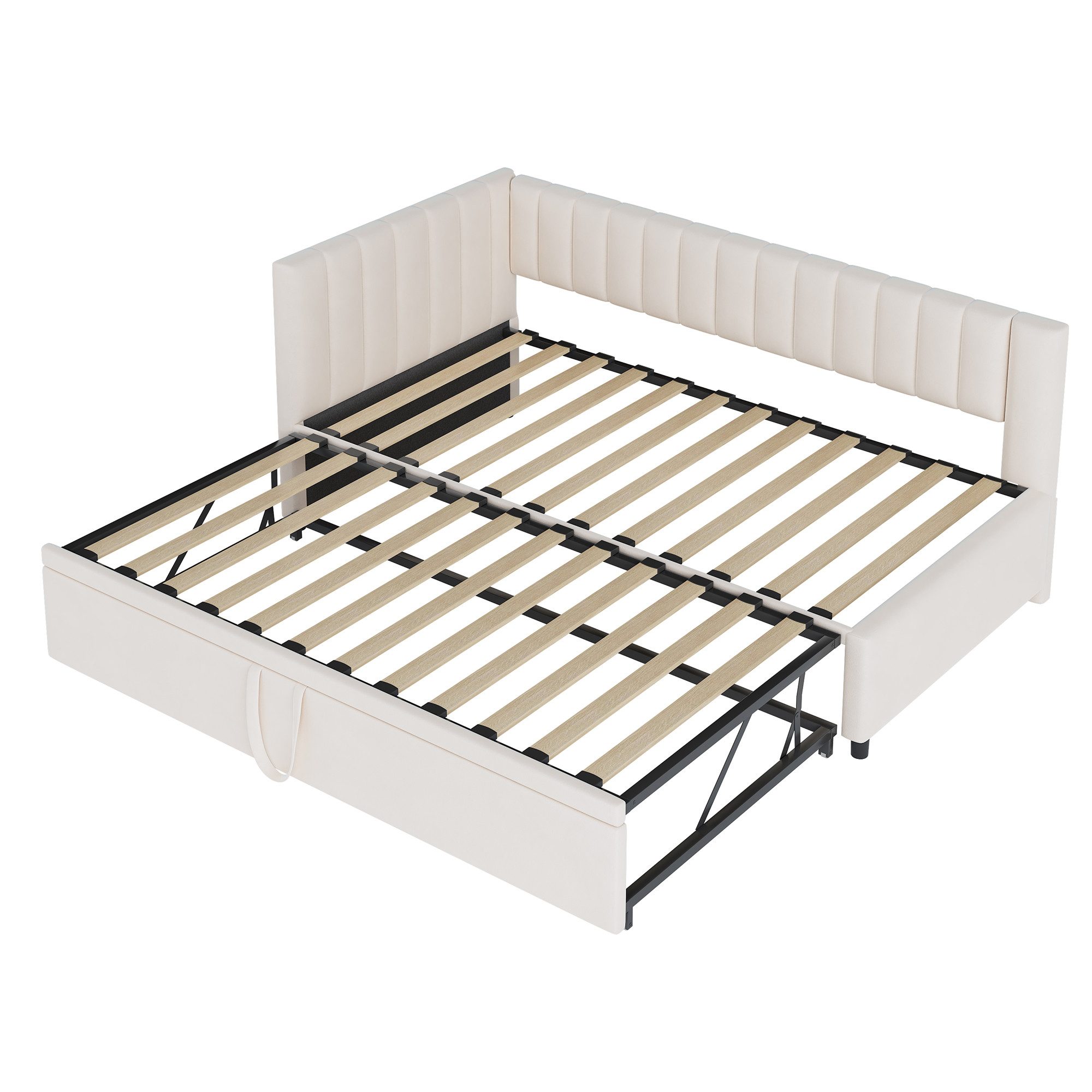 MODFU Schlafsofa Daybett, Tagesbett mit Ausziehbarem Tagesbett, 90/180x200 günstig online kaufen