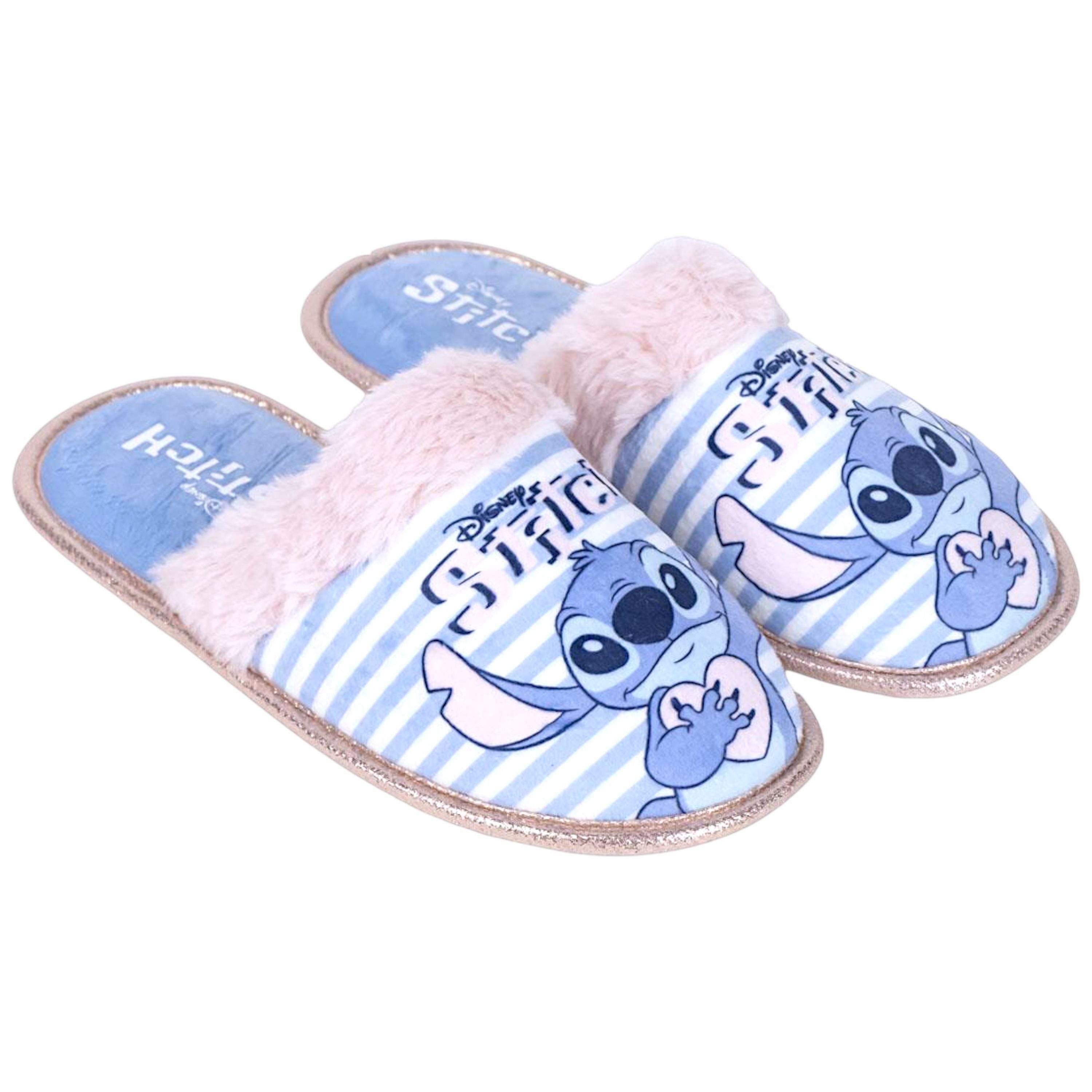 Lilo & Stitch Stitch mit Glitzer Hausschuh Mädchen Slipper Pantoffel Gr. 30-37