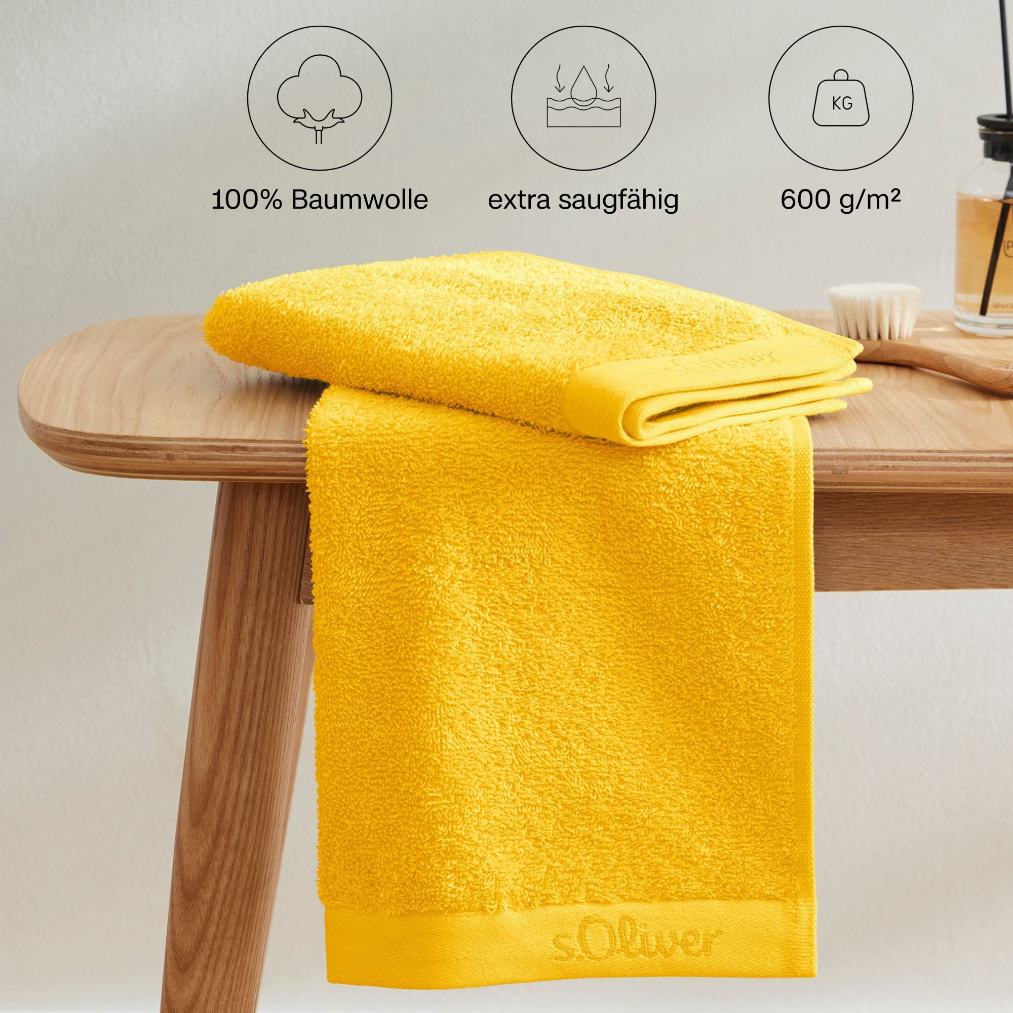 s.Oliver Handtuch Set »s.Oliver, Premium Qualität, 600 gr/m²«, Set, 6 tlg., günstig online kaufen