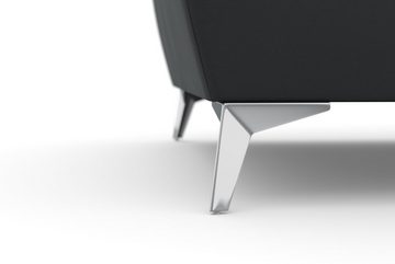 sit&more 2-Sitzer Latigo, mit hochwertigen Metallfüßen