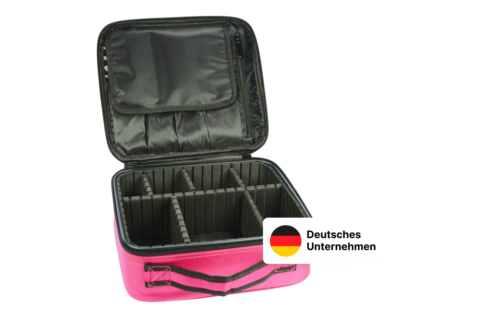 Fantasia Beauty Beautycase Beauty Tool Case pink, 22,5 x 25,5 x 9,5 cm, mit Einteilungen (1-tlg), Nylon