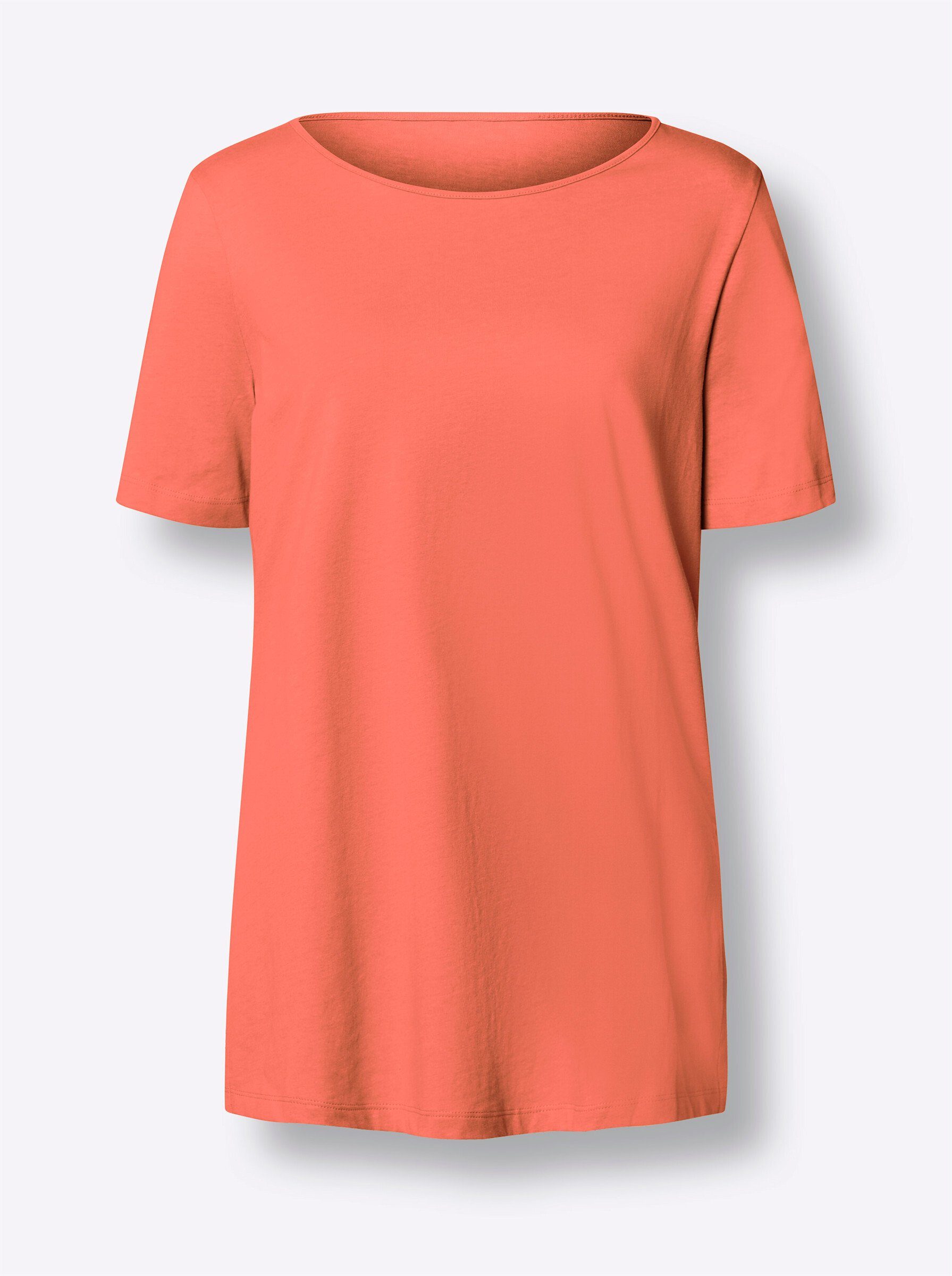 Sieh an! T-Shirt Longshirt Kurzarm – Bild 4 von 4