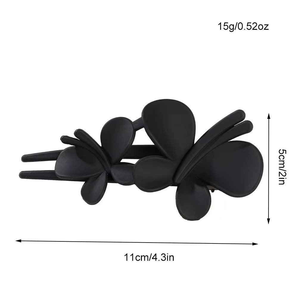 Coonoor Haarspange 5 Stück Damen Französisch Elegant Rutschfeste Flache Haarklammern, für Alltag, Sport, Autofahren