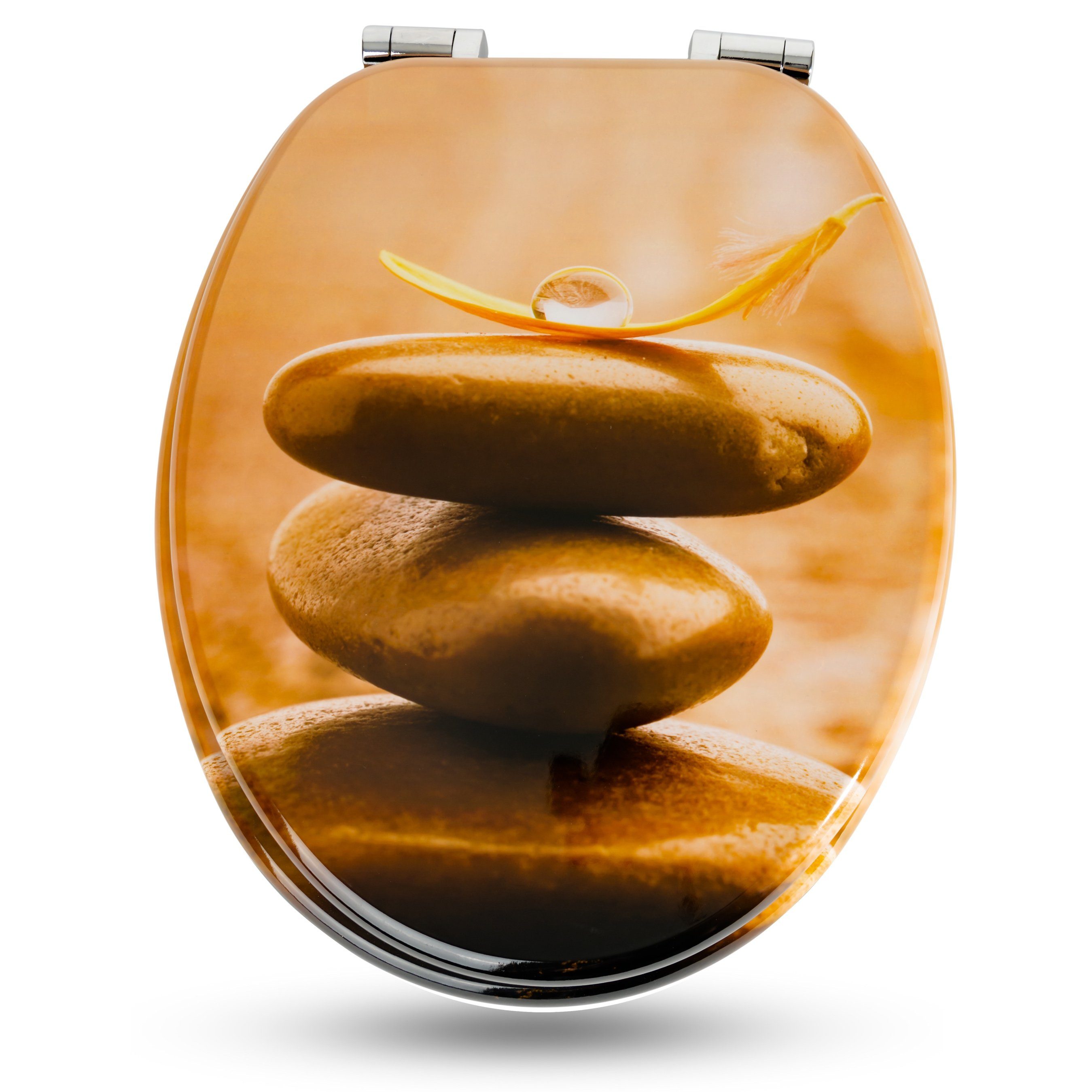 Sanfino WC-Sitz „Balance“ hochwertiger Toilettendeckel mit günstig online kaufen