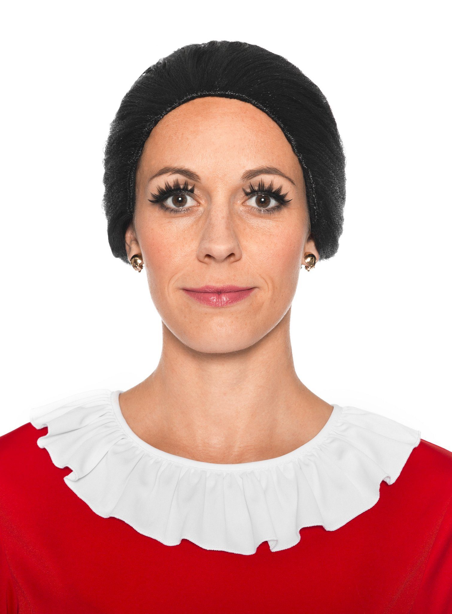 Maskworld Kostüm Olivia Öl - Karneval Faschingskostüm Damen Popeye, Lizenziertes Kostüm der Freundin von Popeye