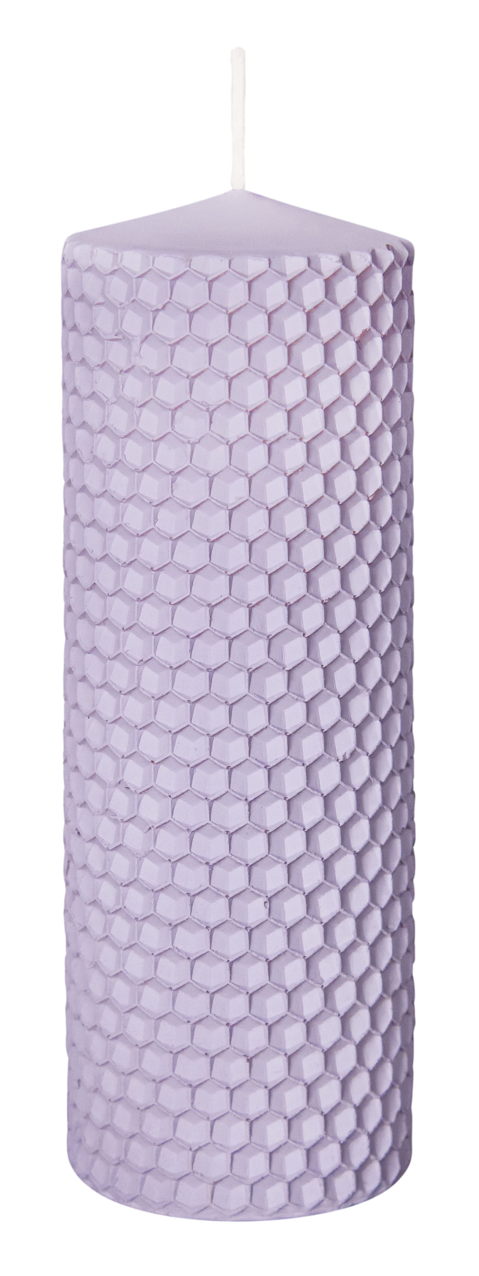 Wiedemann Kerzen Stumpenkerze Kerze Bienenwabe Mauve 150 x Ø 50 mm