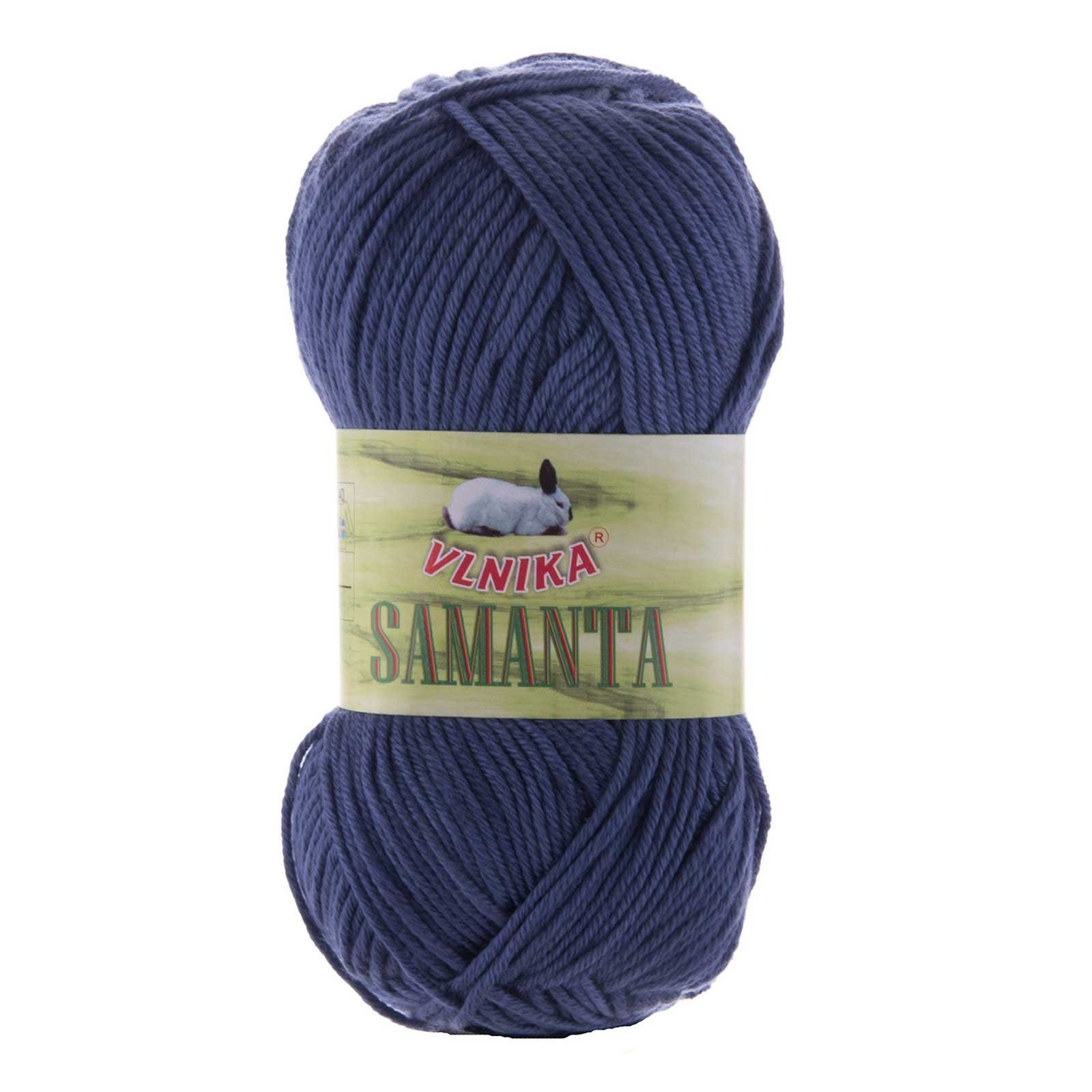 Häkelwolle 10 x 50g Strickgarn Samanta
