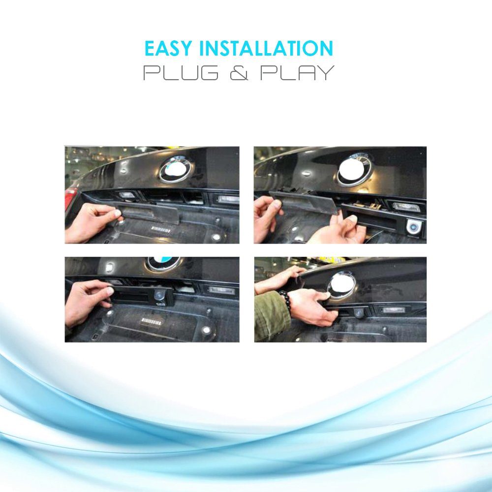 TAFFIO Für BMW E60 E61 E90 E91 E84 E70 E71 E72 Heckklappe Rückfahrkamera Rückfahrkamera