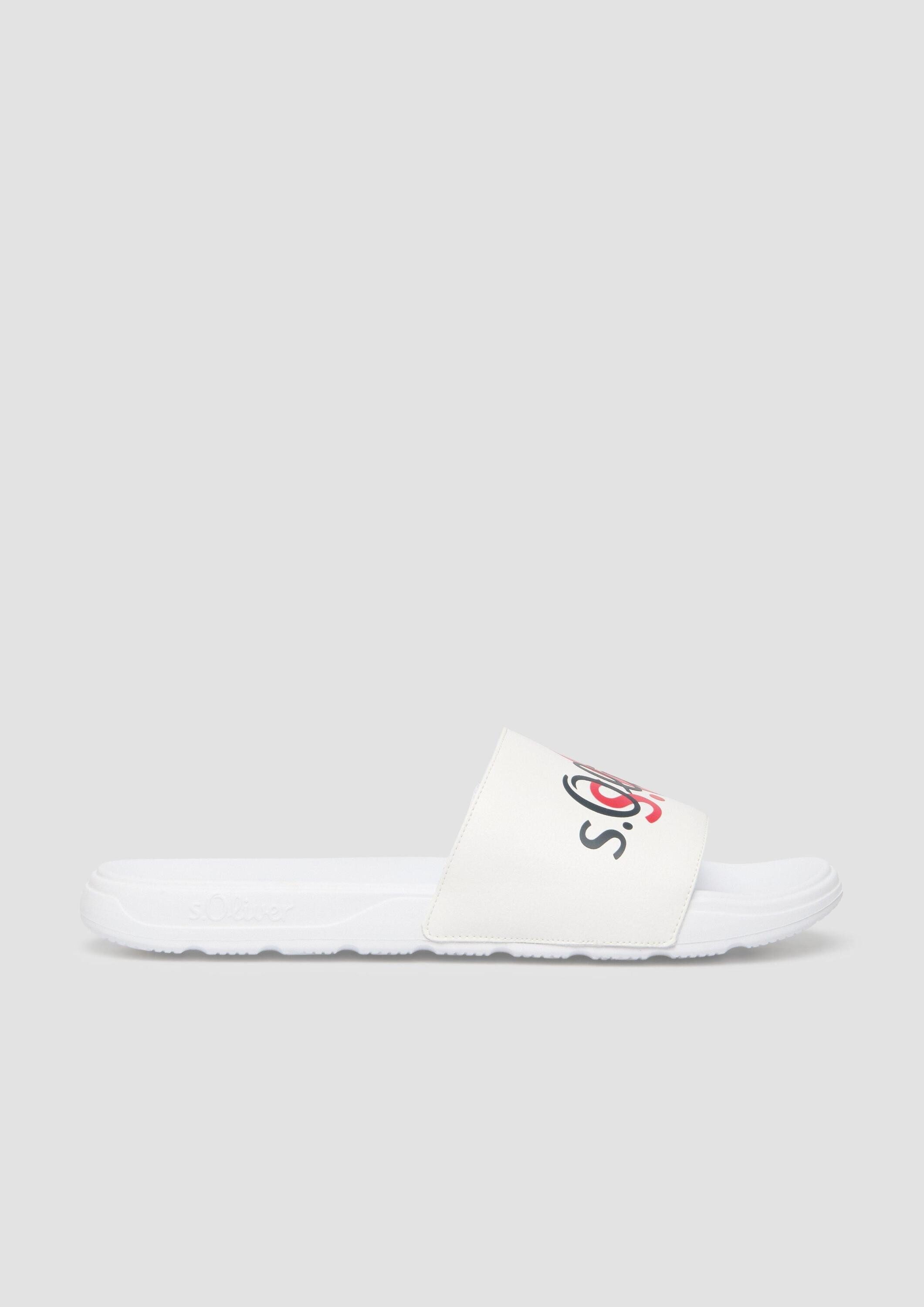 s.Oliver Pantoletten Schnürschuh Pantoletten mit Logo