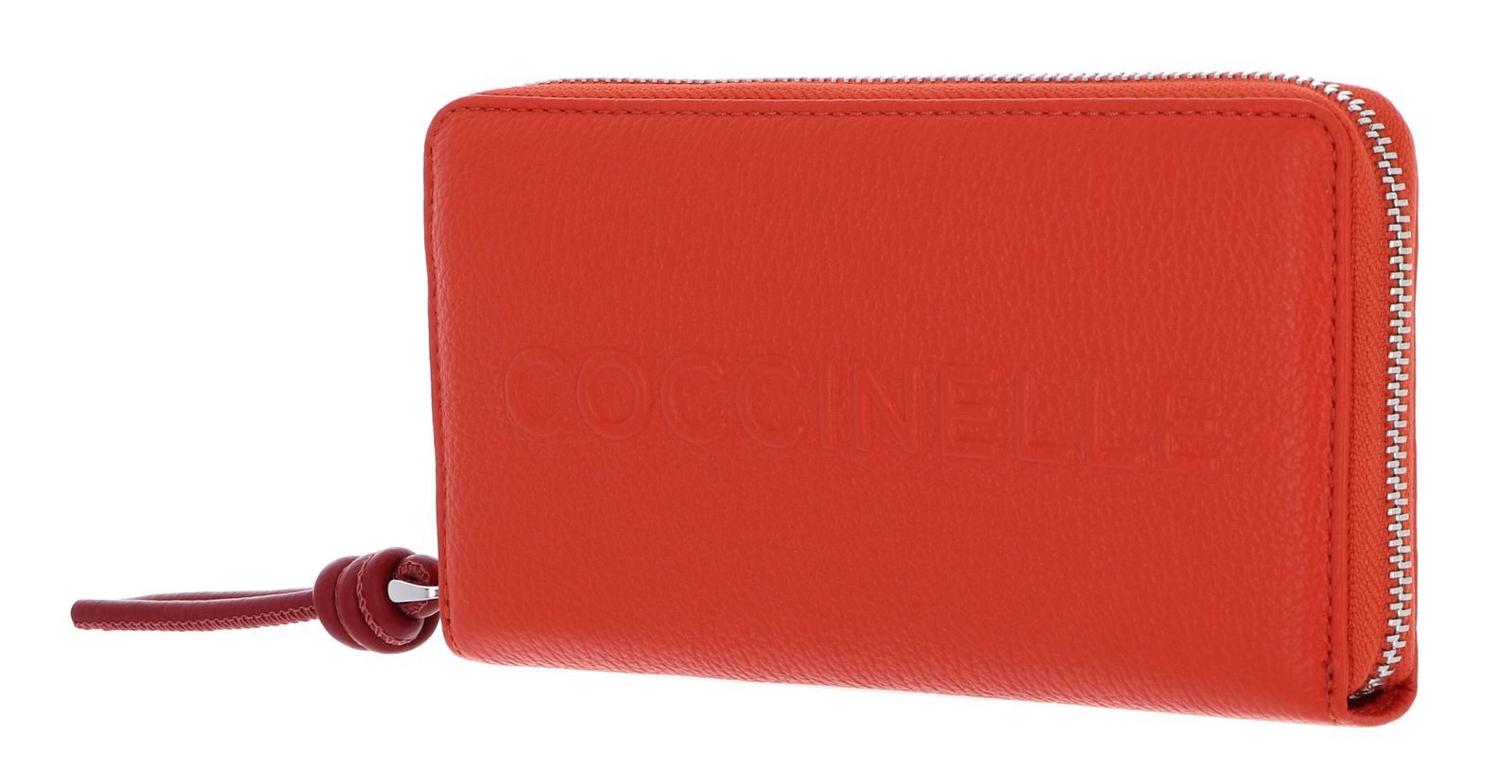 COCCINELLE Geldbörse Wallet Grained Leather, aus echtem Rindsleder