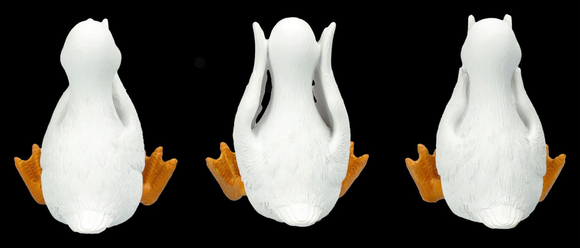 Figuren Shop GmbH Tierfigur Gänse Figuren – Nichts Böses Set Tierfiguren lustige Deko 8.5 cm Gans